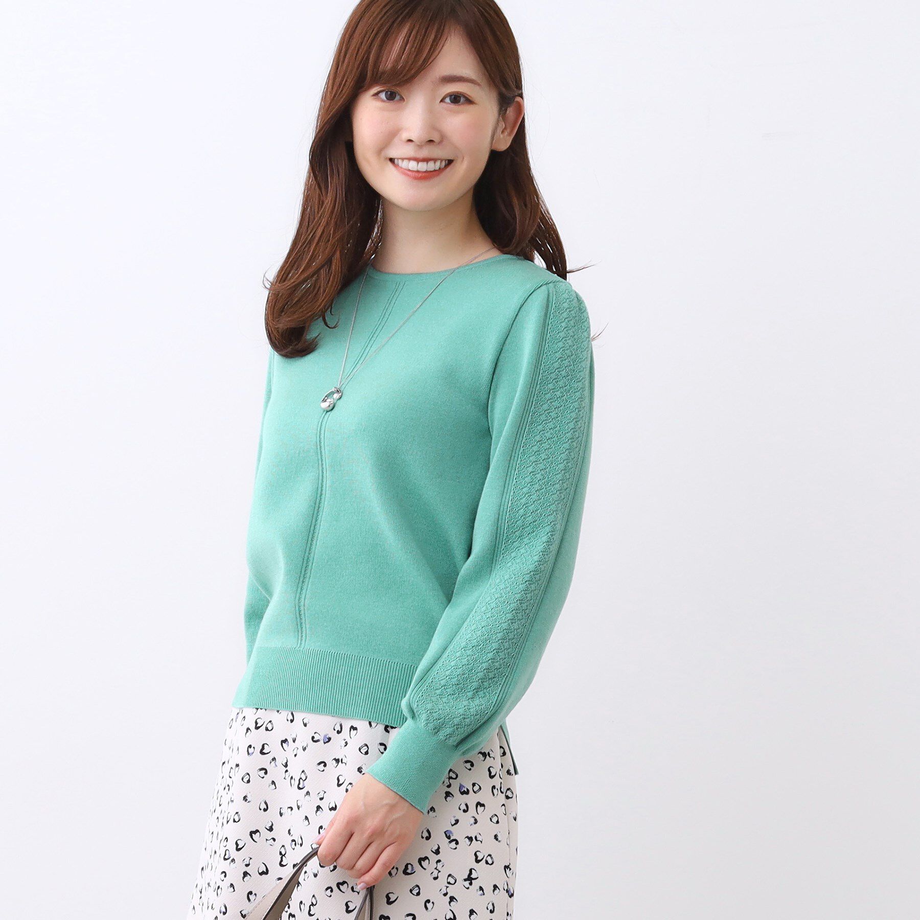 Reflect「【選べる8色／スカートにもパンツにも◎】ウール混ボートネックニット」|ニット・セーター|