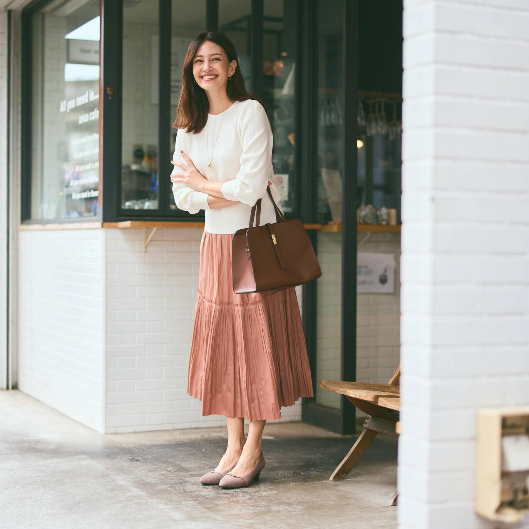 Reflect「【選べる8色／スカートにもパンツにも◎】ウール混ボートネックニット」|ニット・セーター|