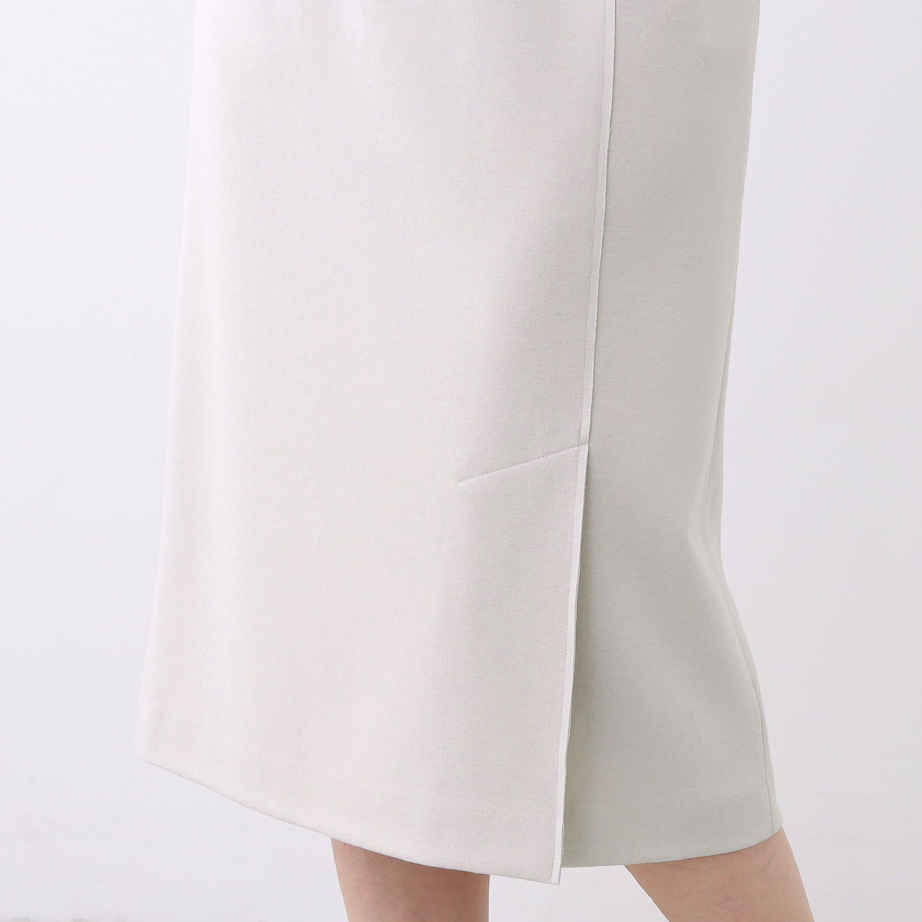 Reflect「【セットアップ可／すっきりシルエット／通勤におすすめ◎】キレイめジャージタイトスカート」|スカート|