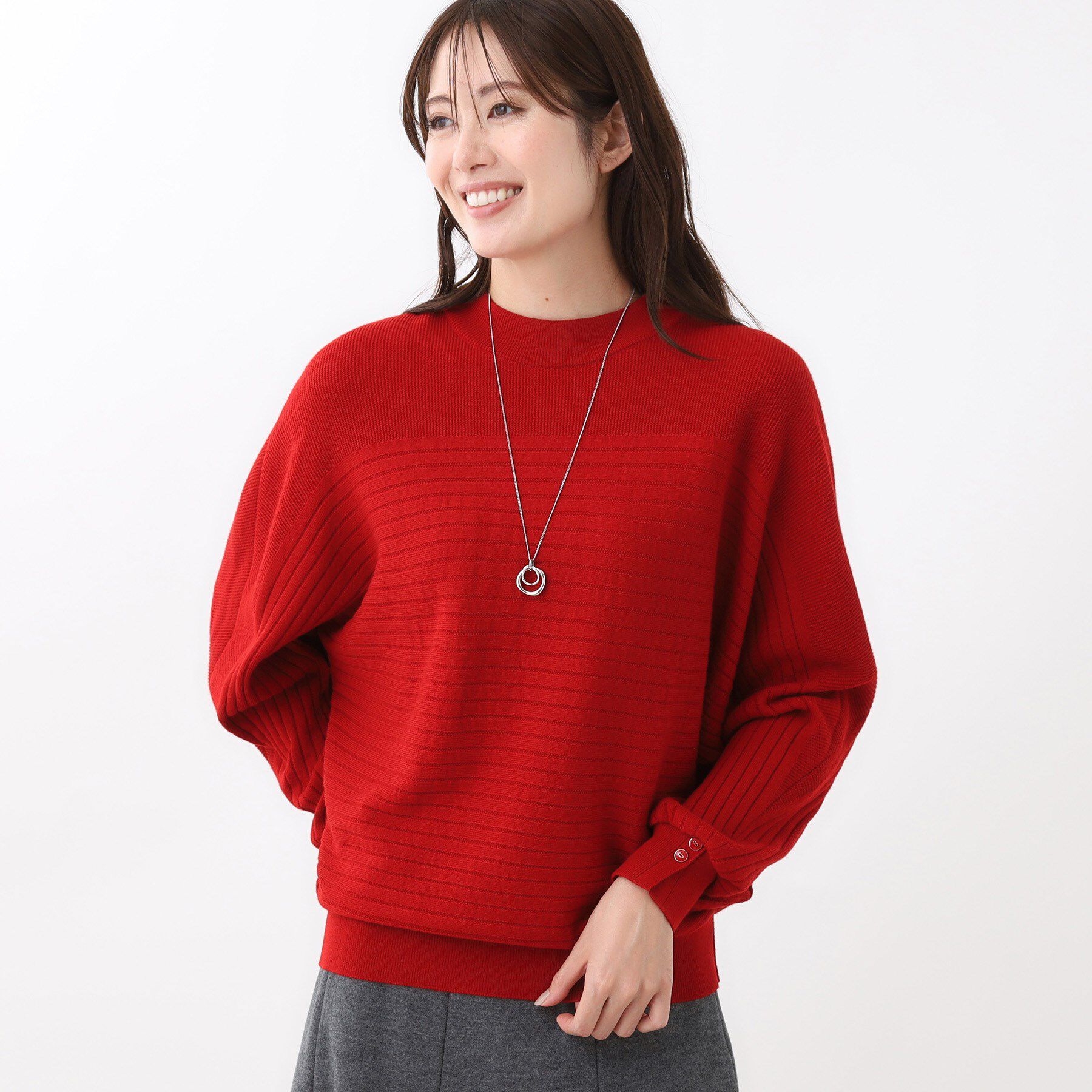 Reflect「【秋映え／ゆったり着られる◎】ドルマンシルエットニット」|ニット・セーター|