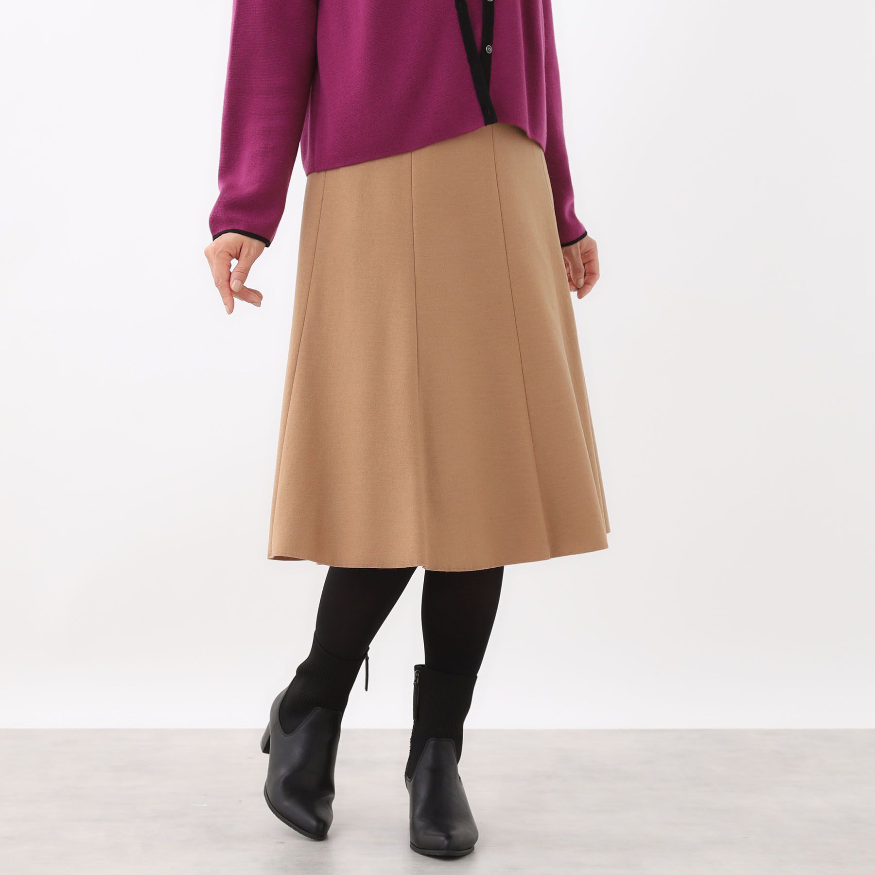 Reflect「【選べる5色◎】フレアフリュイドスカート」|スカート|