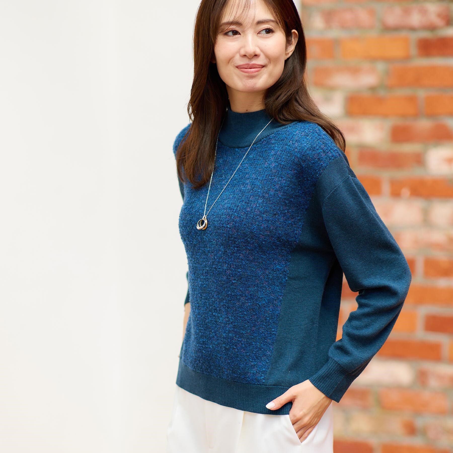 Reflect「アーガイル柄ハイネックニット」|ニット・セーター|