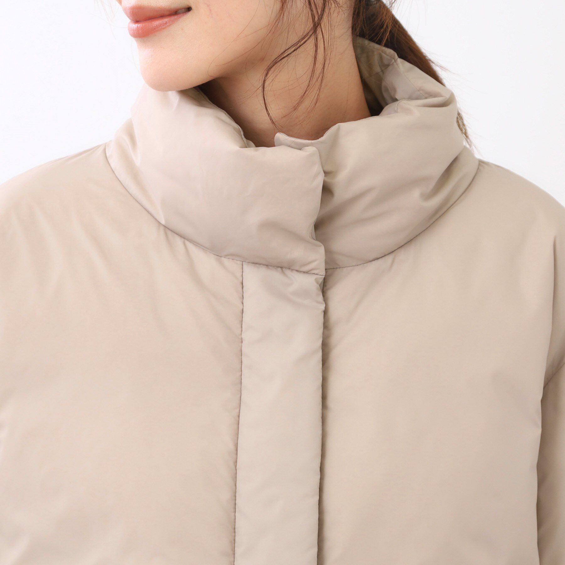 Reflect「【すっきりシルエット】ショート丈ダウンコート」|ダウン|