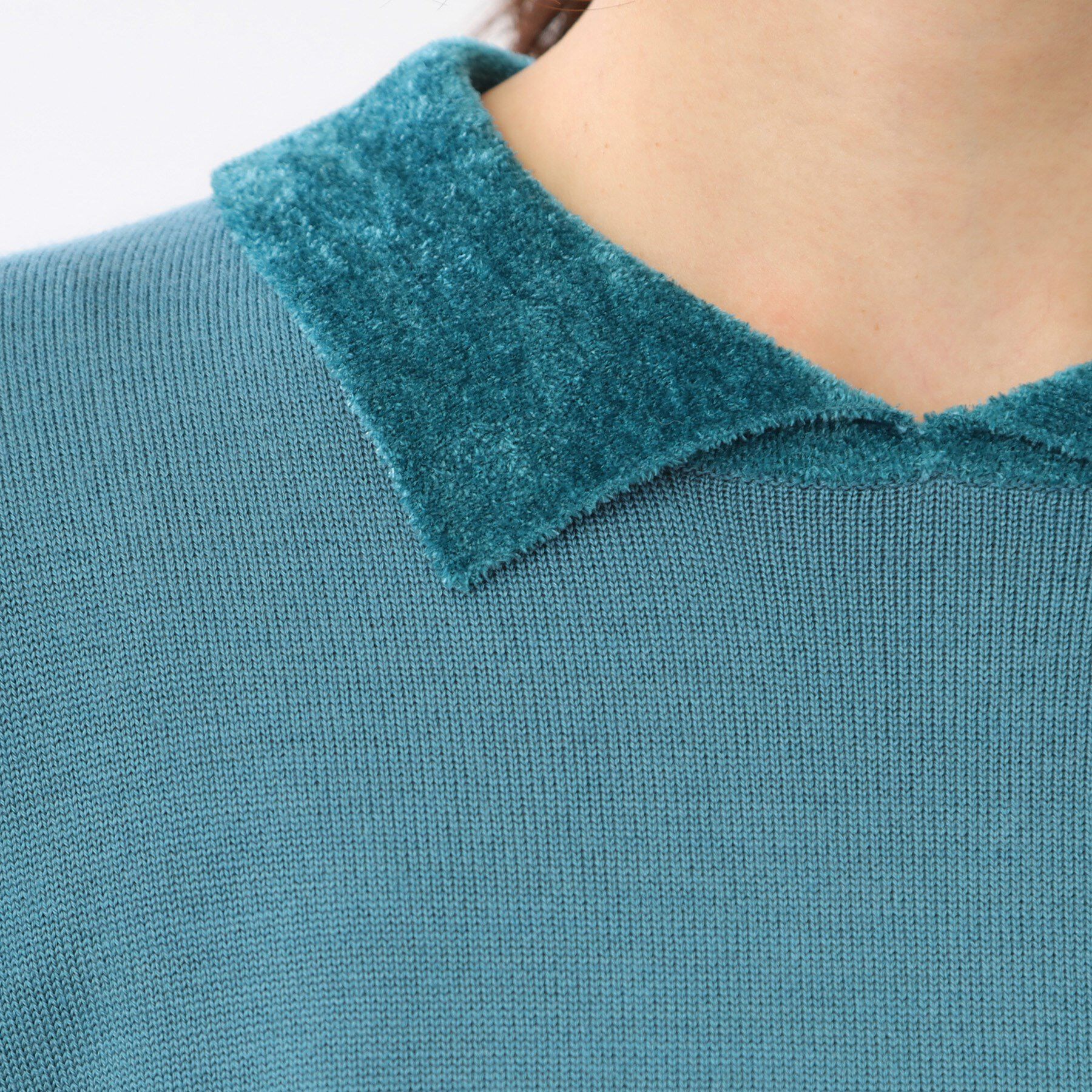 Reflect「【着映え◎】衿つきニットトップス」|ニット・セーター|