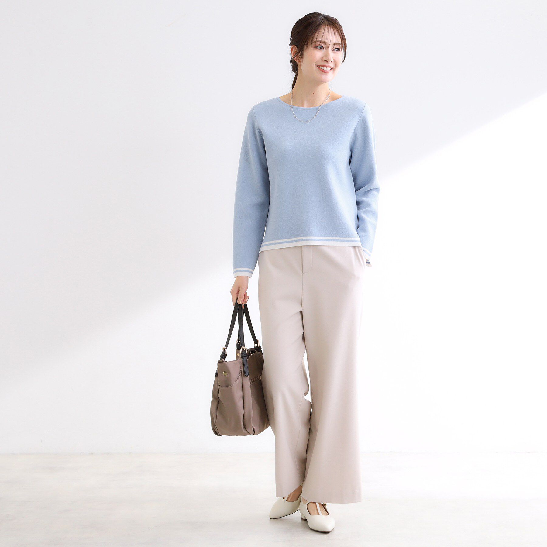 Reflect「【セットアップ可】ダブルジャカードニットプルオーバー」|ニット・セーター|