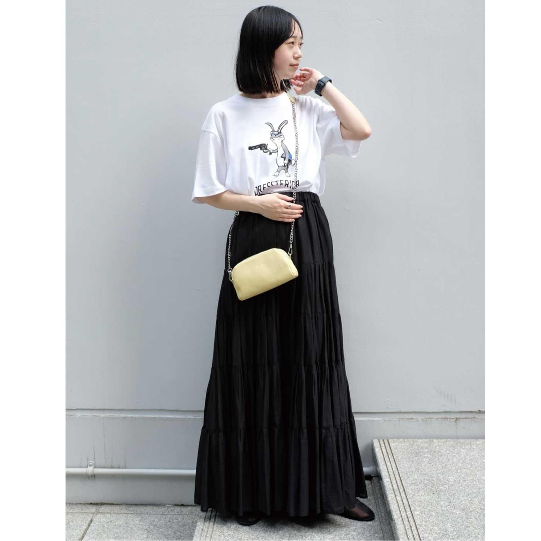 DRESSTERIOR「洗える/コットンボイルティアードスカート」|スカート|