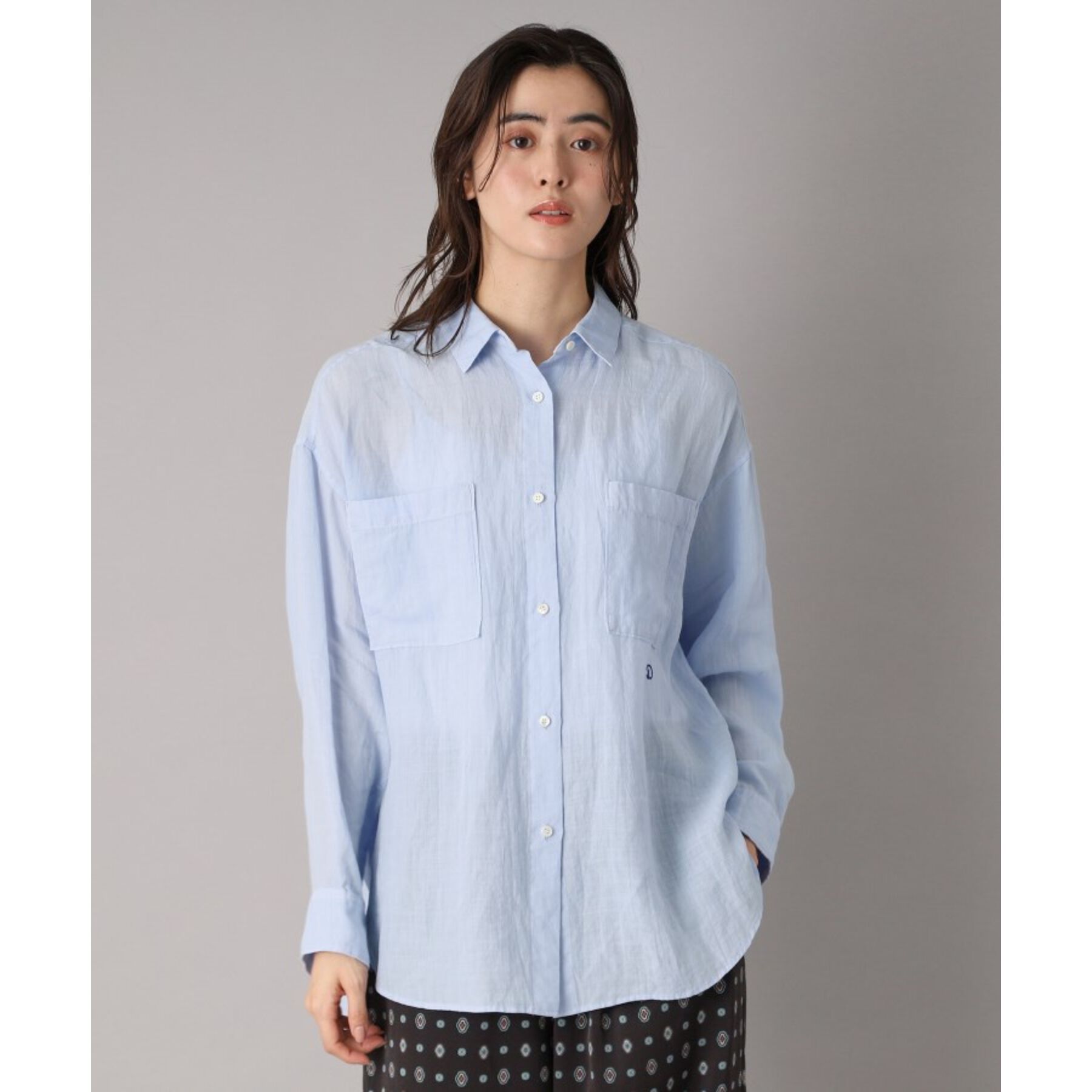 DRESSTERIOR「【人気定番/ラミー100％】ガーメントダイラミーシャツ」|シャツ・ブラウス|