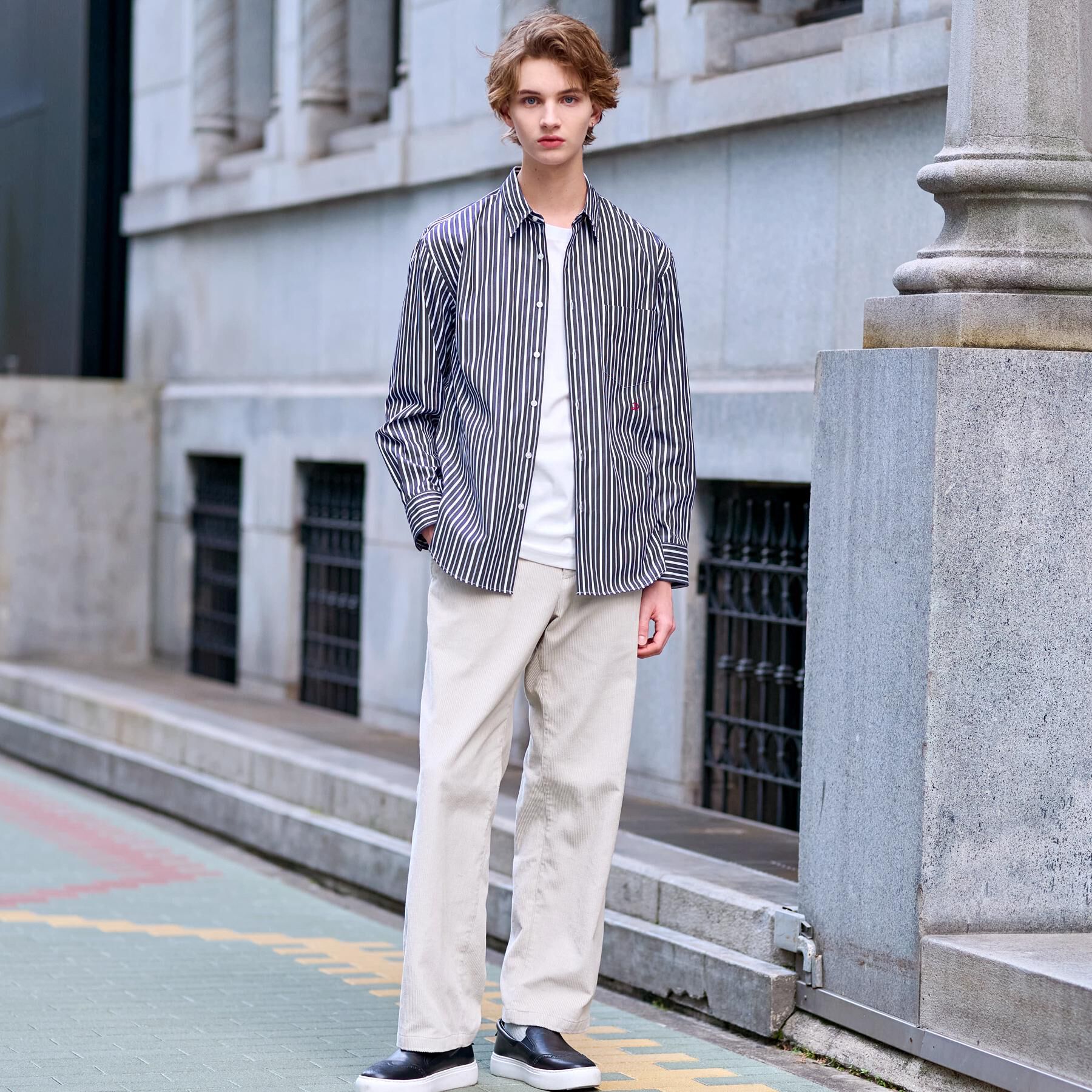 DRESSTERIOR「THOMAS MASON ストライプシャツ」|シャツ・ブラウス|