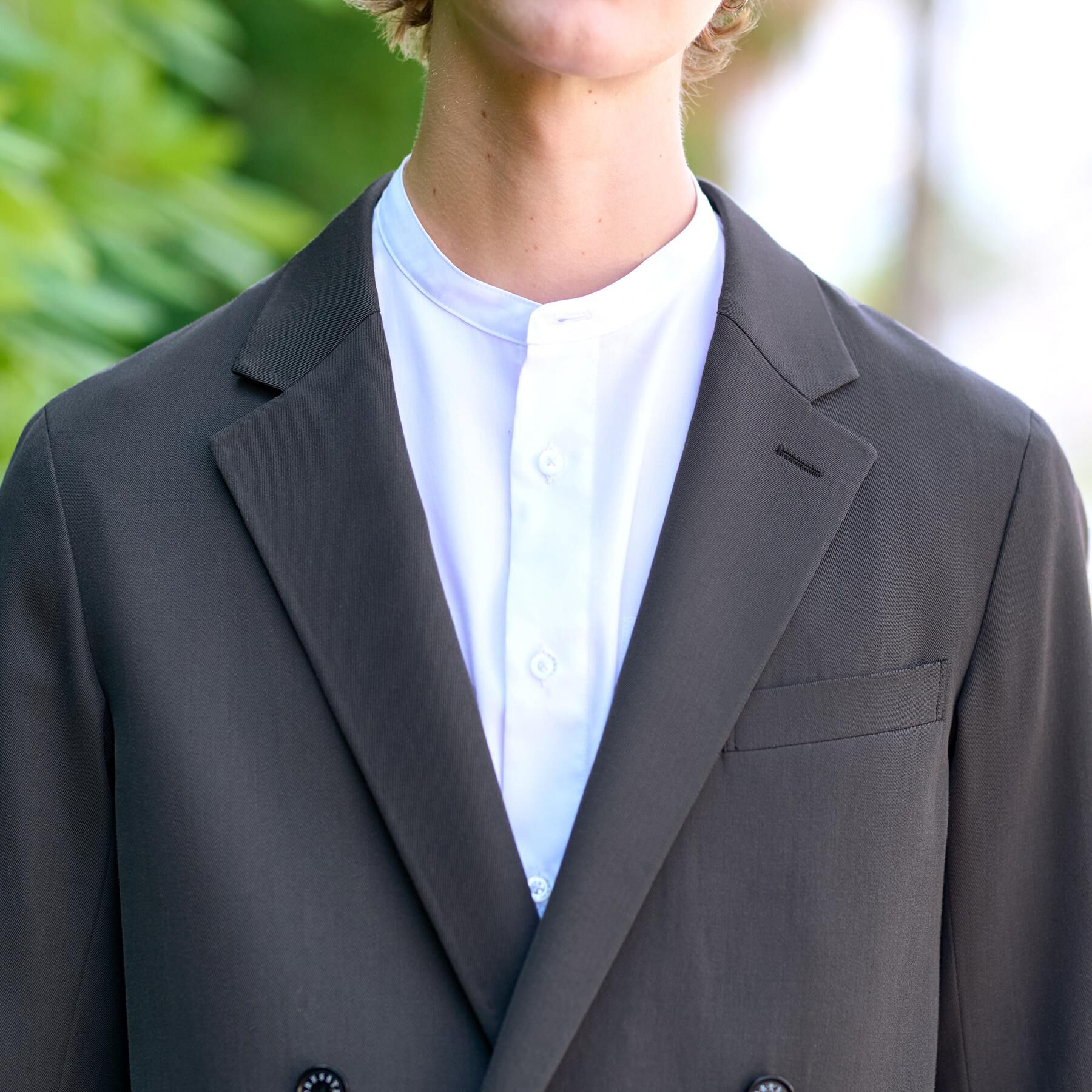 DRESSTERIOR「【セットアップ可】クリアーカルゼ コンフォータブル ダブルジャケット」|テーラードジャケット|