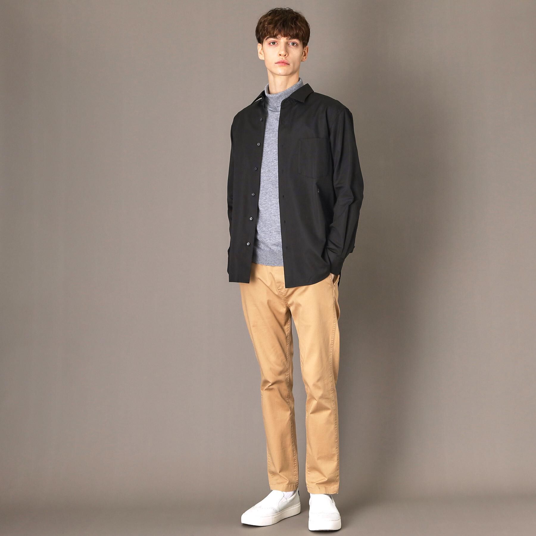 DRESSTERIOR「コットングログランシャツ」|シャツ・ブラウス|