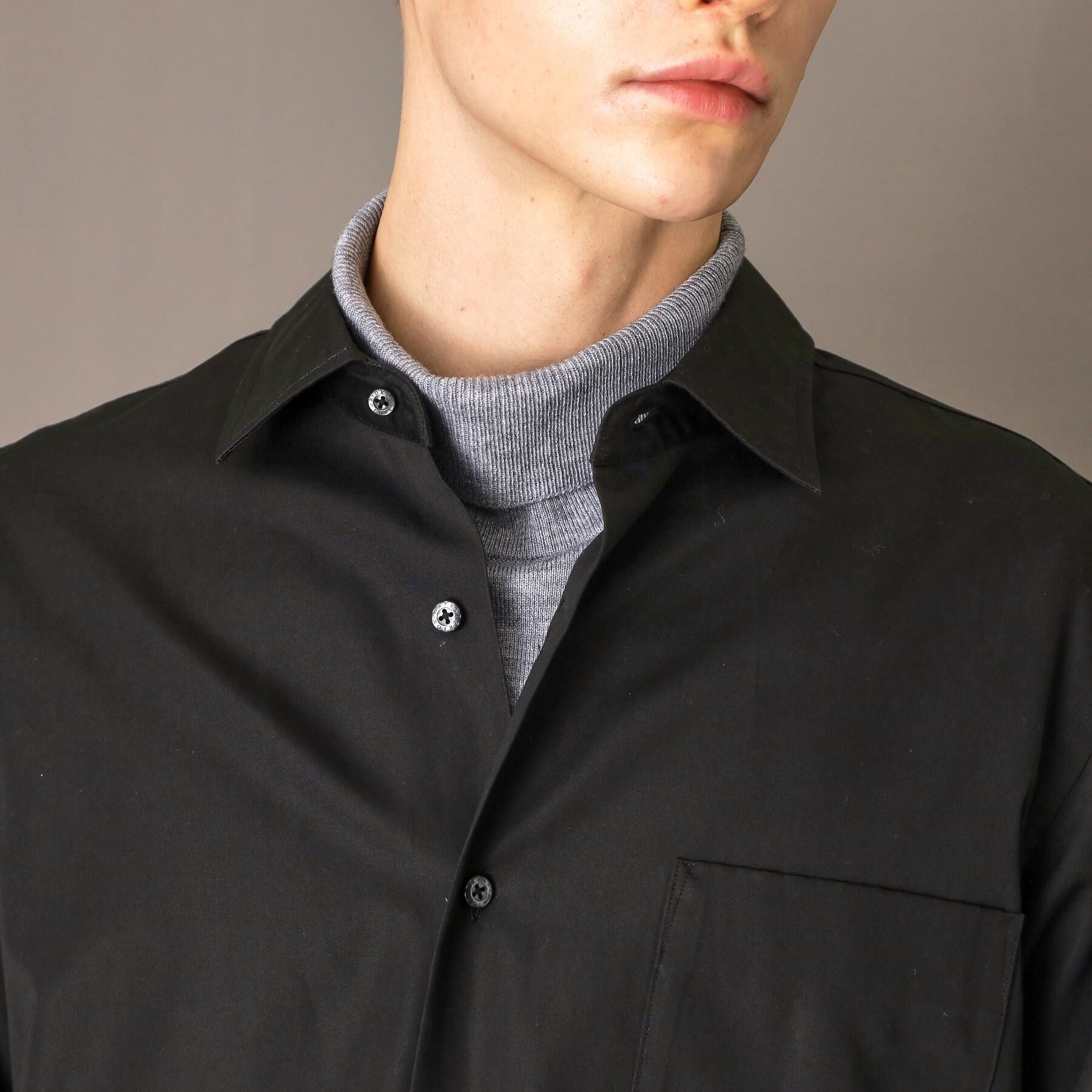 DRESSTERIOR「コットングログランシャツ」|シャツ・ブラウス|