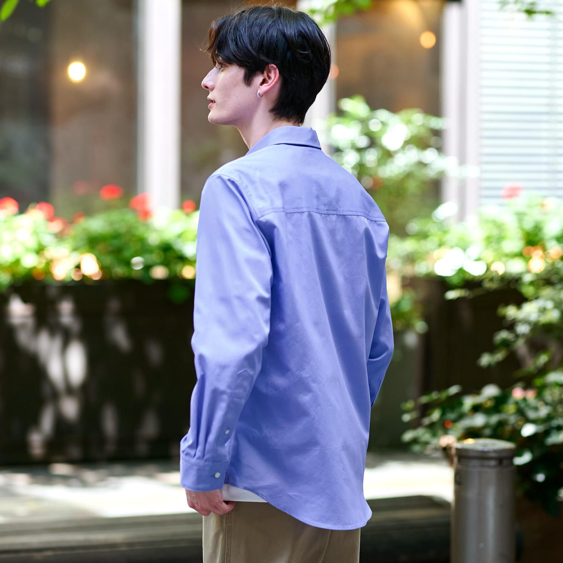 DRESSTERIOR「コットングログランシャツ」|シャツ・ブラウス|