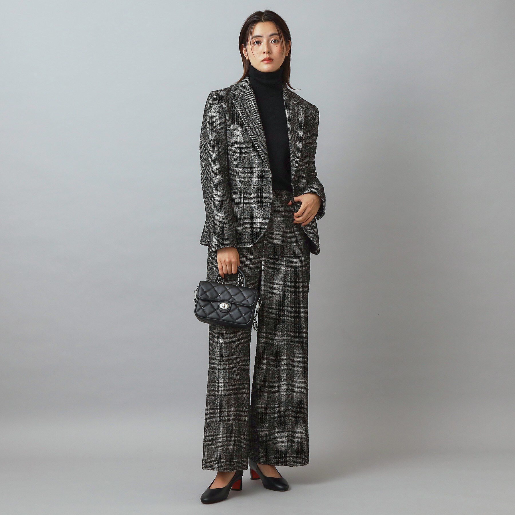 DRESSTERIOR「ループグレンチェックジャケット」|テーラードジャケット|