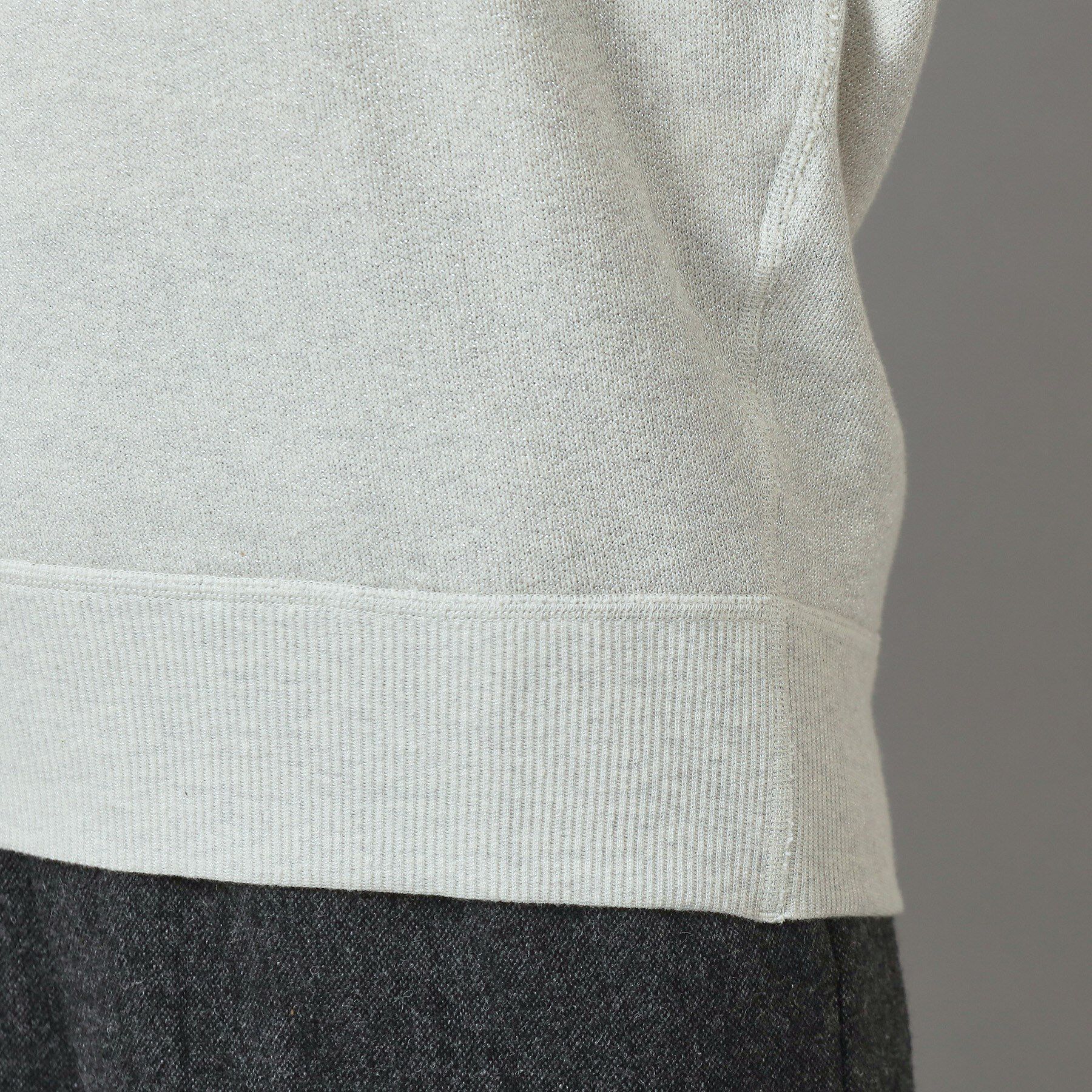 DRESSTERIOR「ラメ裏毛プルオーバー」|Tシャツ・カットソー|