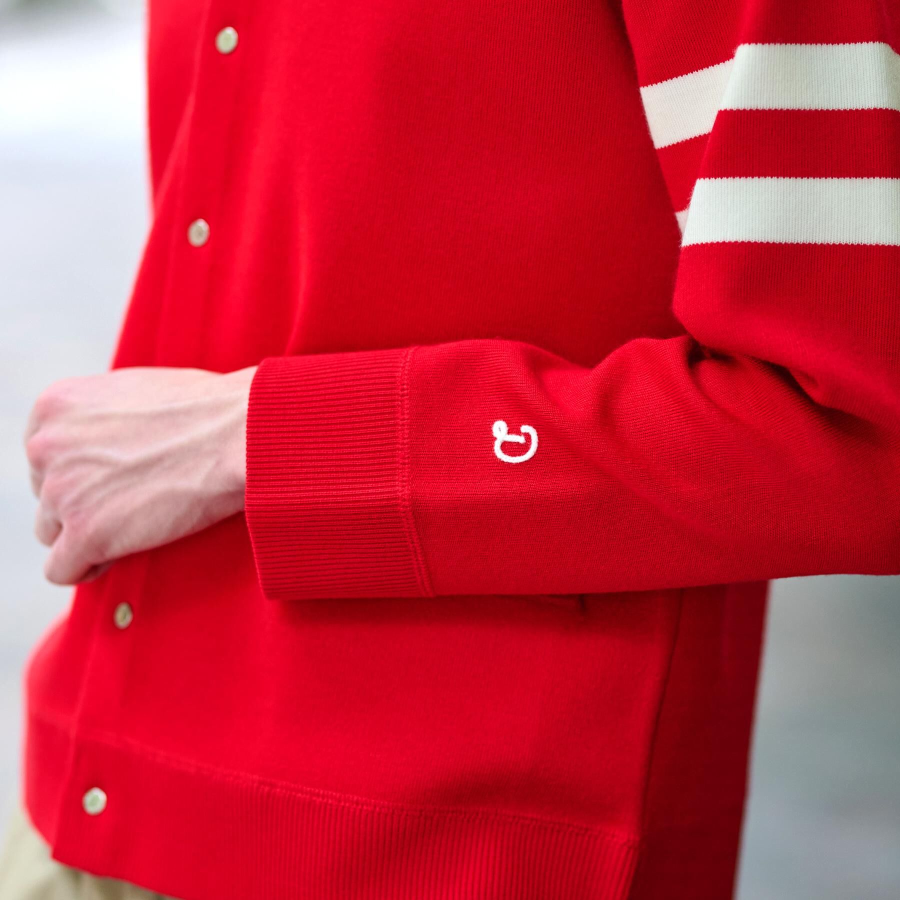 DRESSTERIOR「ウォッシャブル アームライン ラウンドカーディガン」|カーディガン|