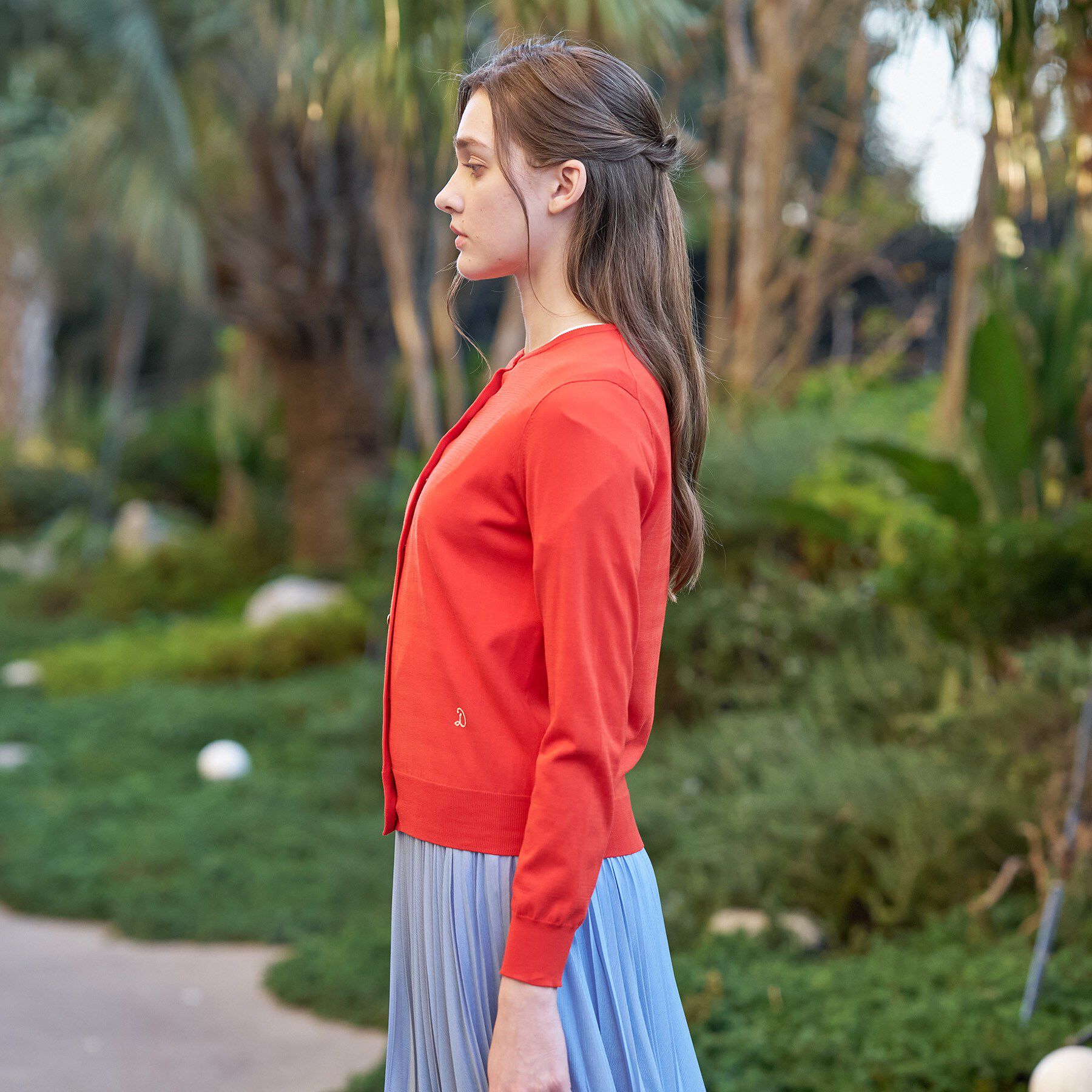 DRESSTERIOR「【ウォッシャブル】コットンシルク カーディガン」|カーディガン|