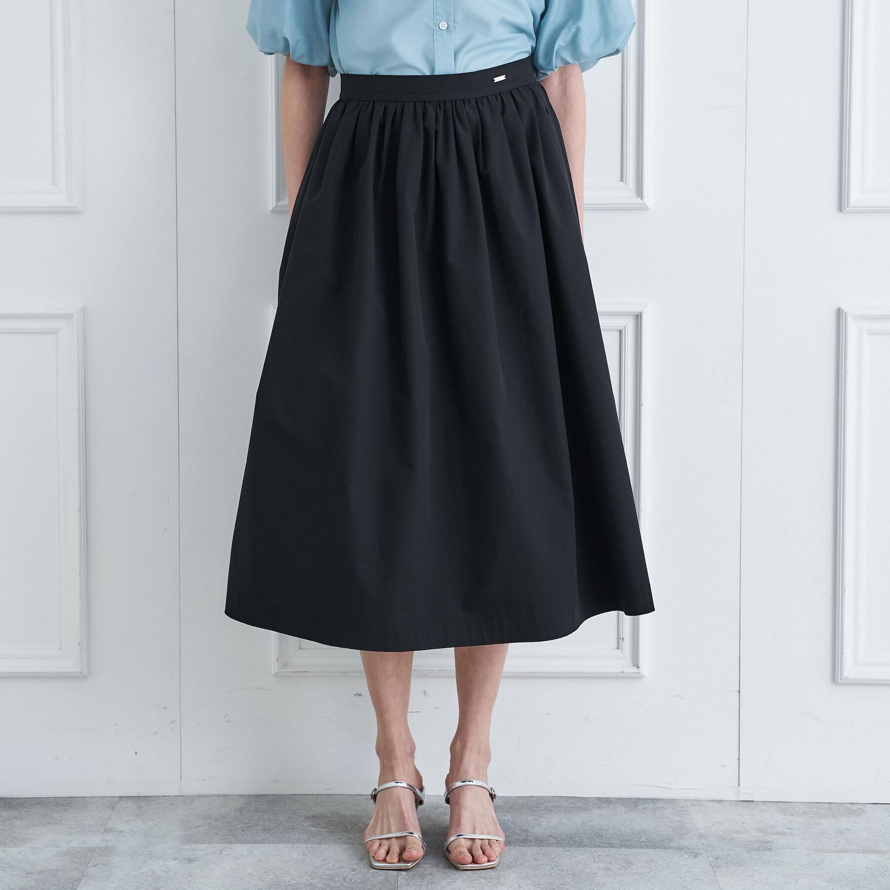 DRESSTERIOR「【otonaMUSE5月号掲載】タックギャザースカート」|スカート|ブラック(019)