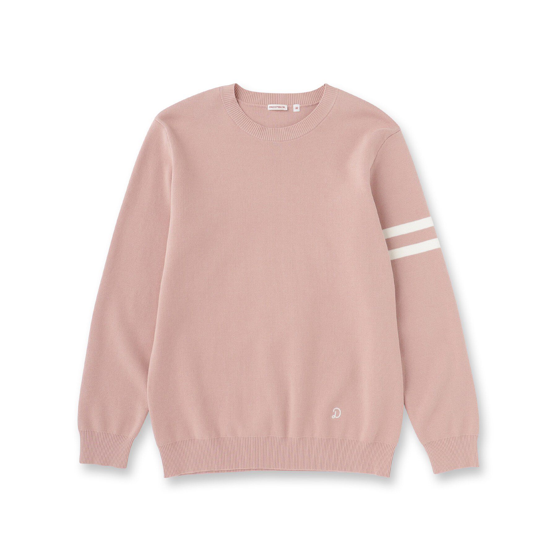 DRESSTERIOR「【ウォッシャブル】コットンスムース アームラインクルーネック」|ニット・セーター|