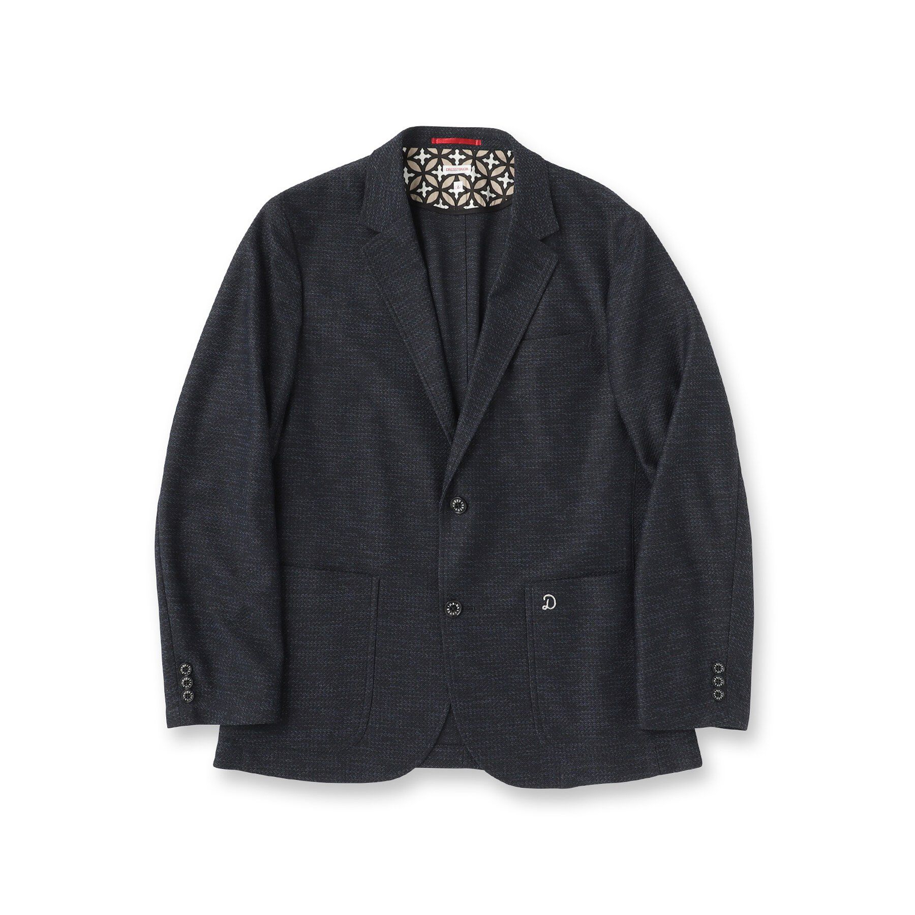 DRESSTERIOR「【Safari5月号掲載】鹿の子 コンフォータブルジャケット」|テーラードジャケット|