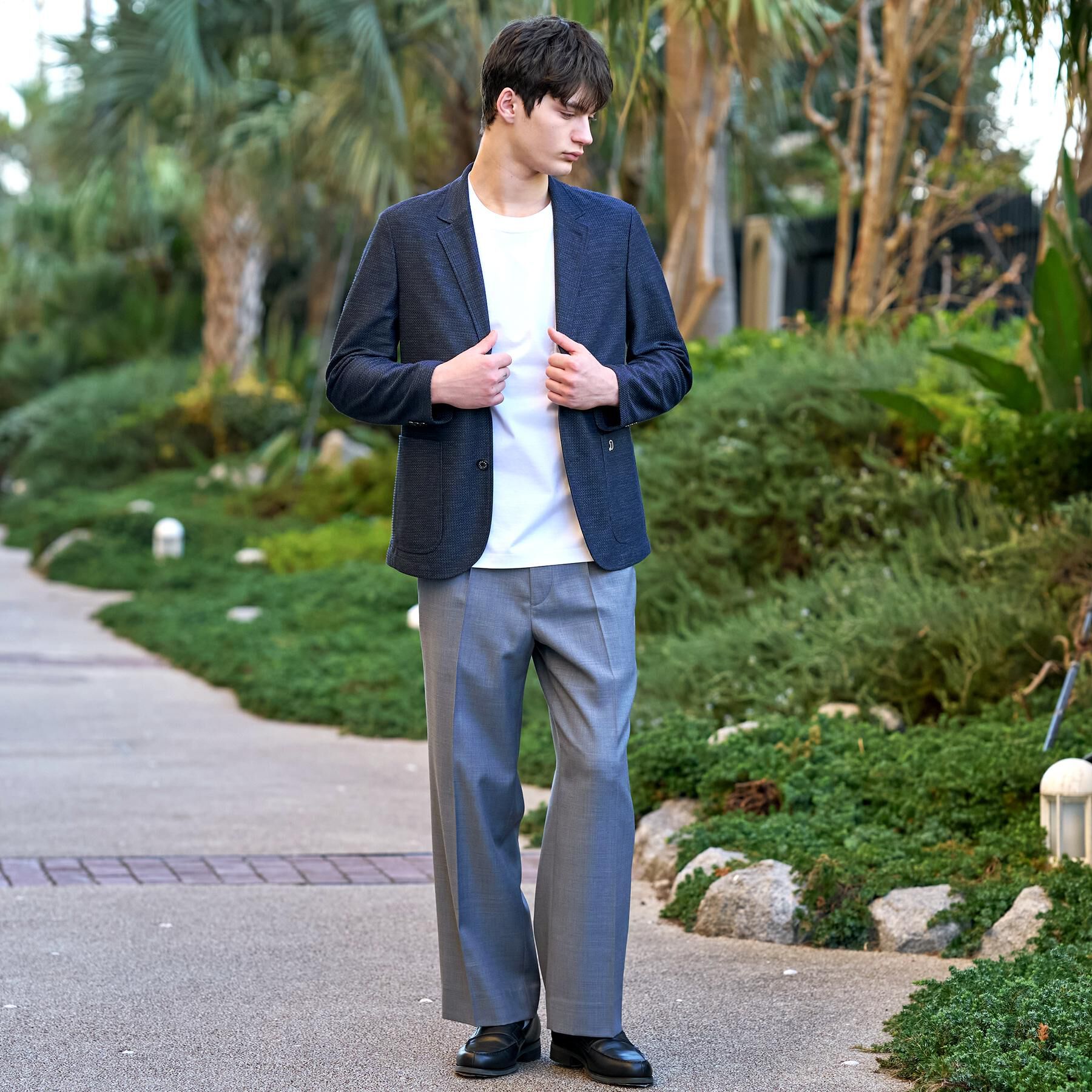 DRESSTERIOR「【Safari5月号掲載】鹿の子 コンフォータブルジャケット」|テーラードジャケット|