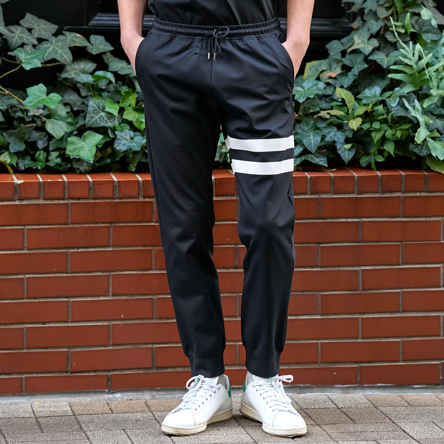 DRESSTERIOR「【接触冷感/セットアップ可/Safari5月号掲載】ドライタッチ ハイカウントジョガーパンツ」|その他|ブラック(019)