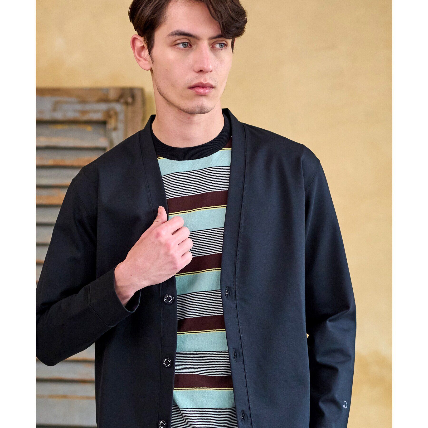 DRESSTERIOR「【接触冷感／セットアップ可】ドライタッチ ハイカウントカットソー カーディガン」|カーディガン|