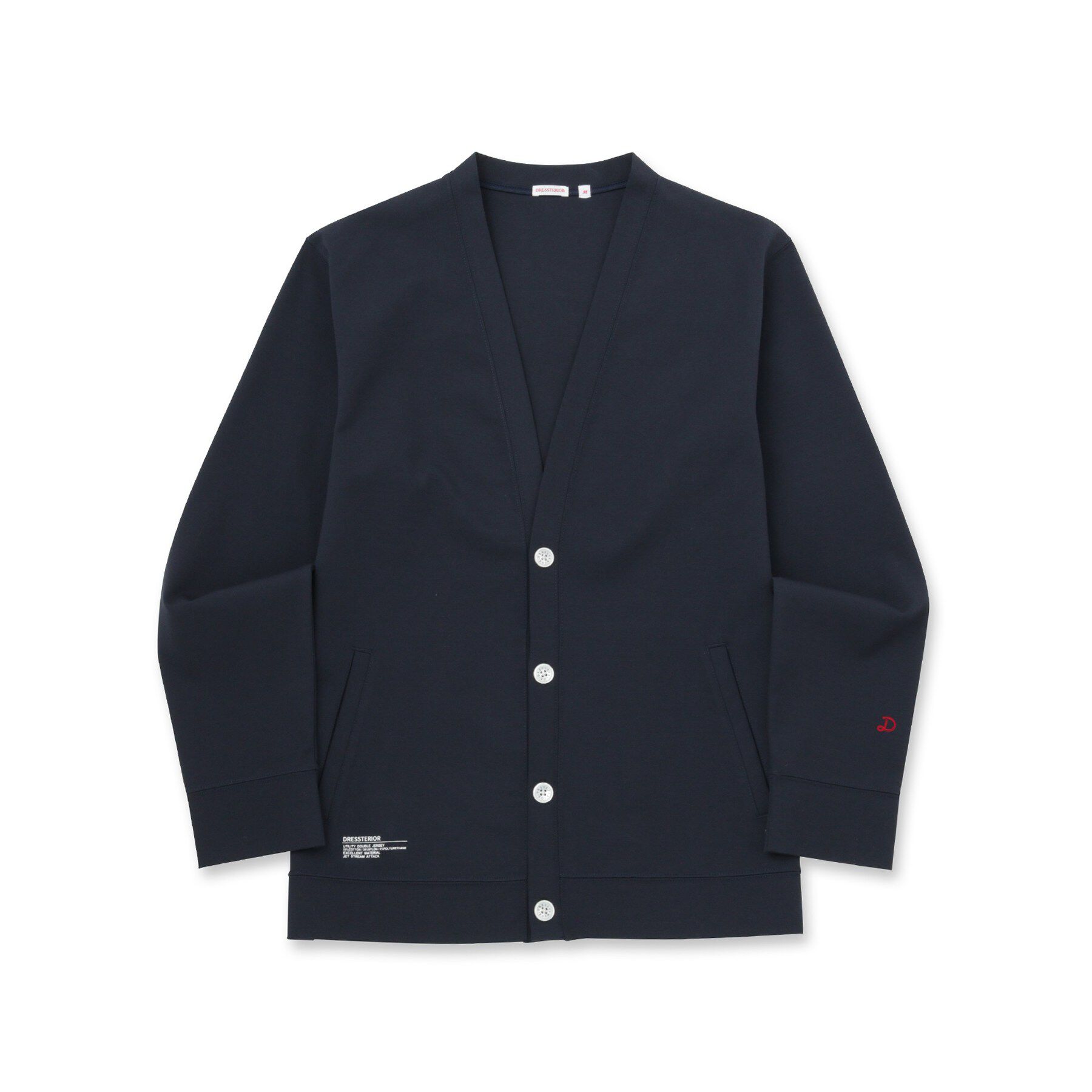 DRESSTERIOR「【接触冷感／セットアップ可】ドライタッチ ハイカウントカットソー カーディガン」|カーディガン|