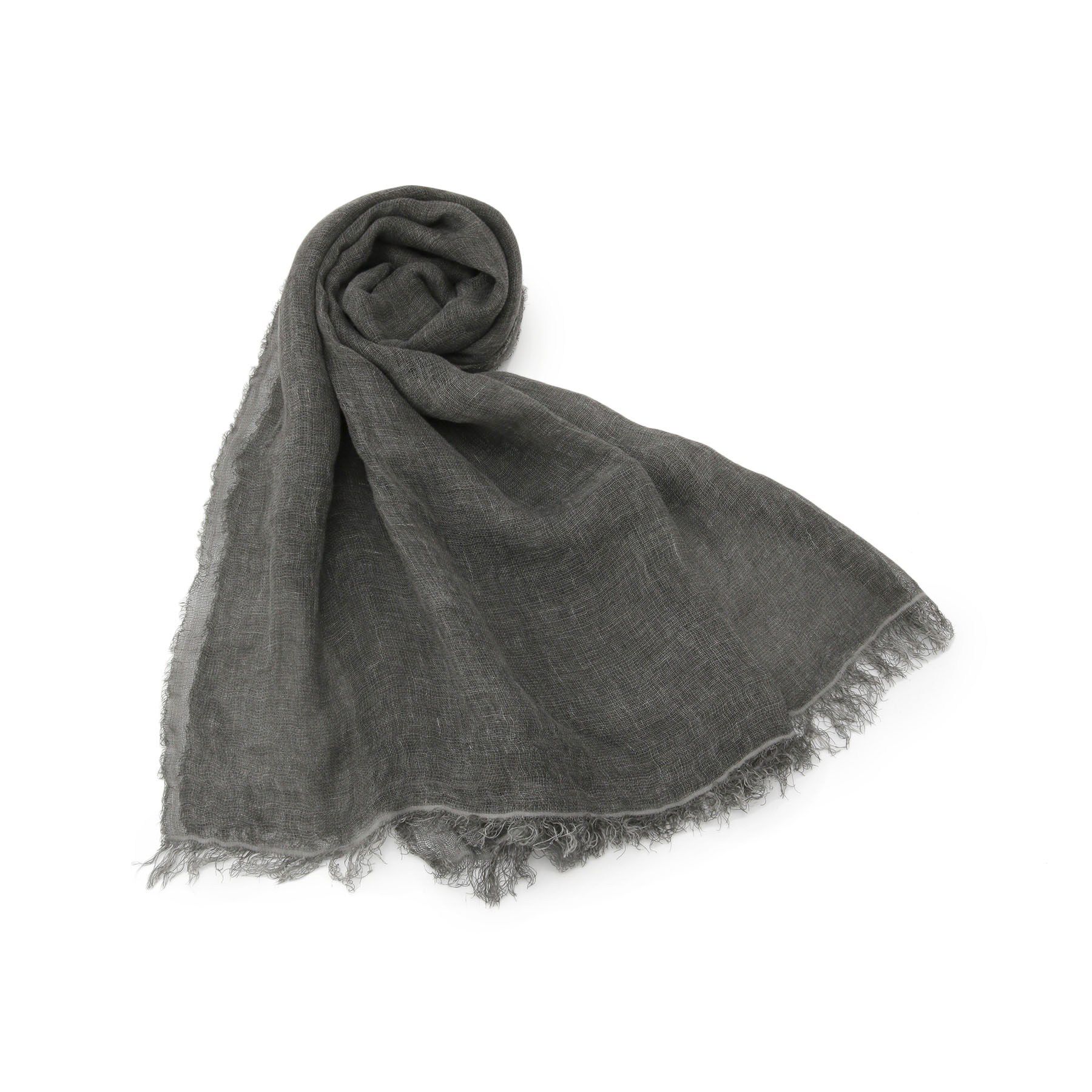 DRESSTERIOR「MADRAS（マドラス）薄手大判ストール」|ストール|グレー(012)