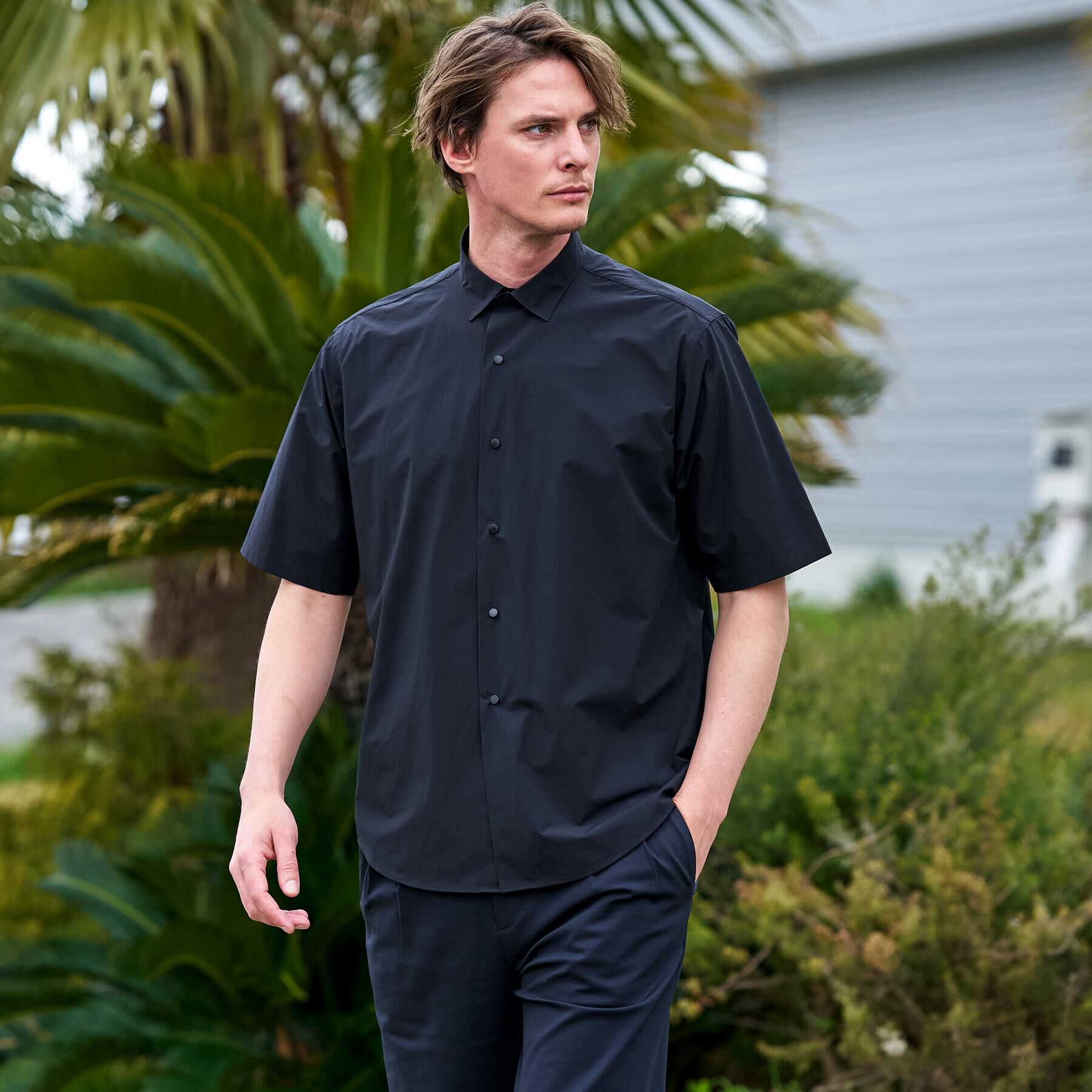 DRESSTERIOR「【干場義雅&times;K－3B&times;DRESSTERIOR】ストレッチシャツ」|シャツ・ブラウス|