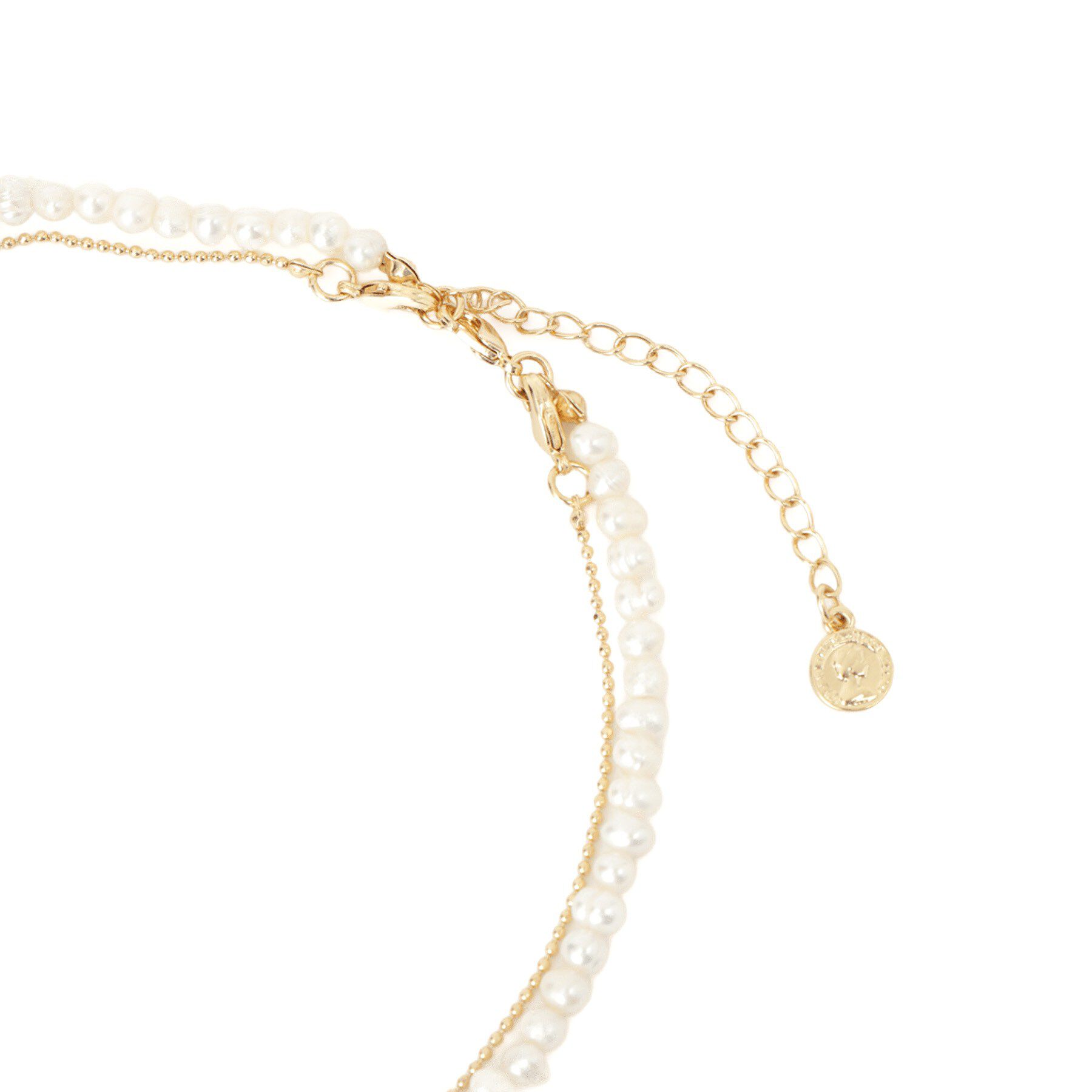 DRESSTERIOR「コインチャーム&times;パール3WAYネックレス」|ネックレス|