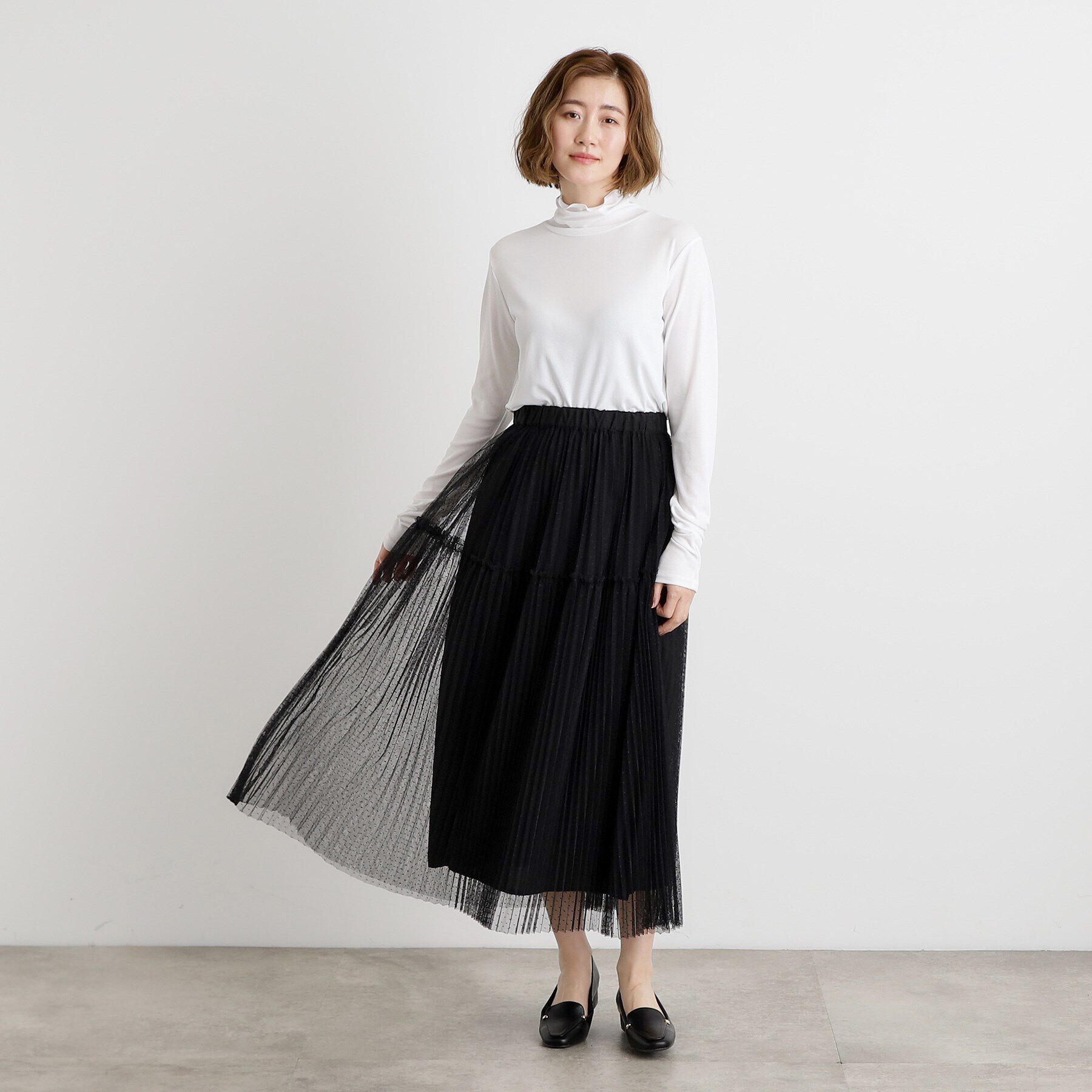 grove「レイヤードシアータートルプルオーバー」|Tシャツ・カットソー|