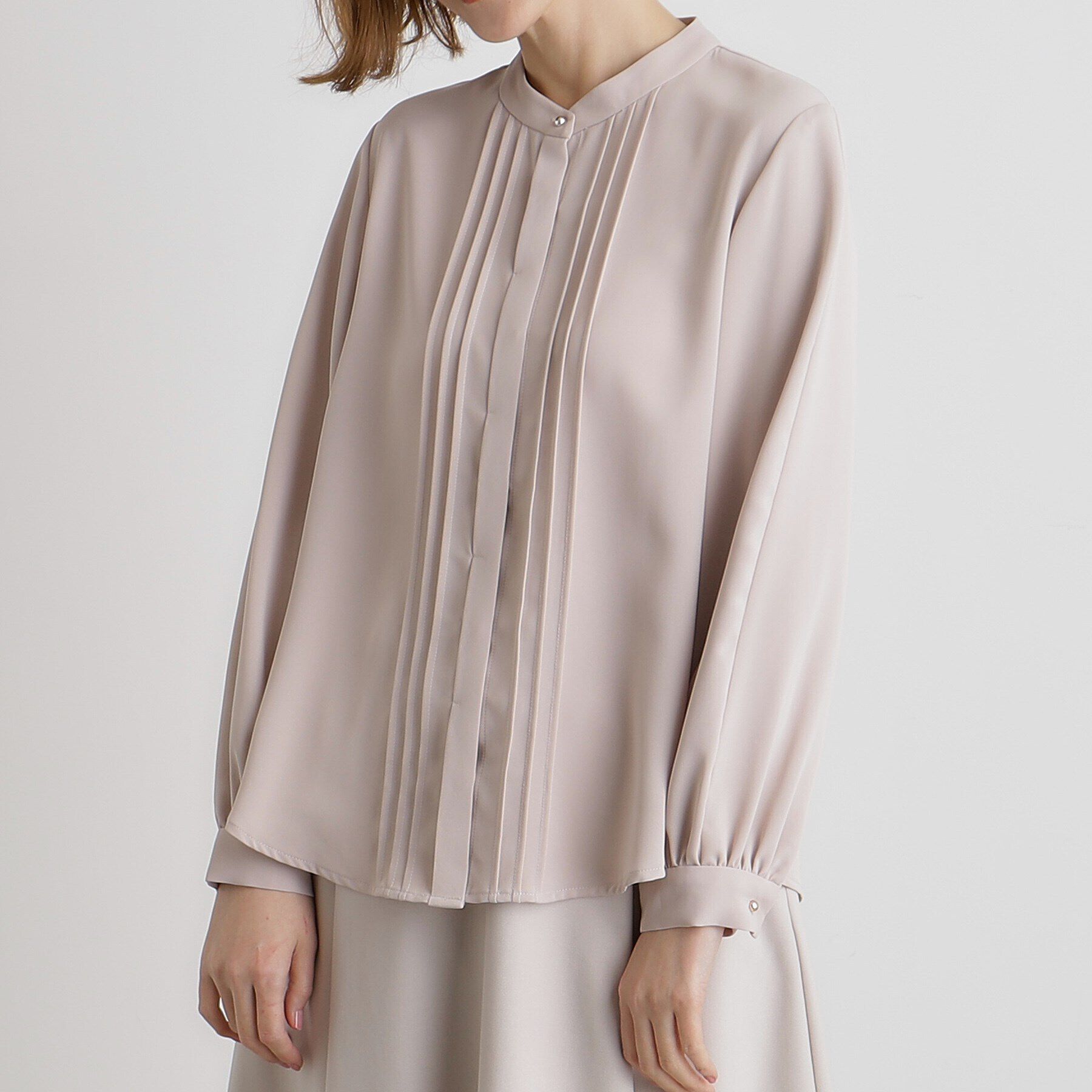 grove「2WAYタックスリーブブラウス」|シャツ・ブラウス|