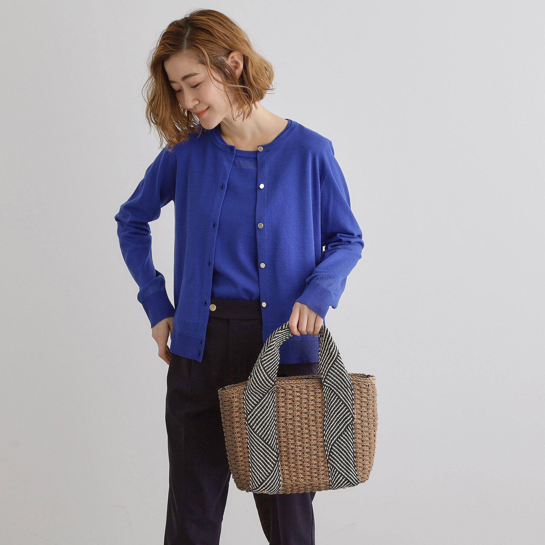 grove「ペーパー巾着コードラメ2WAYトート」|トートバッグ|