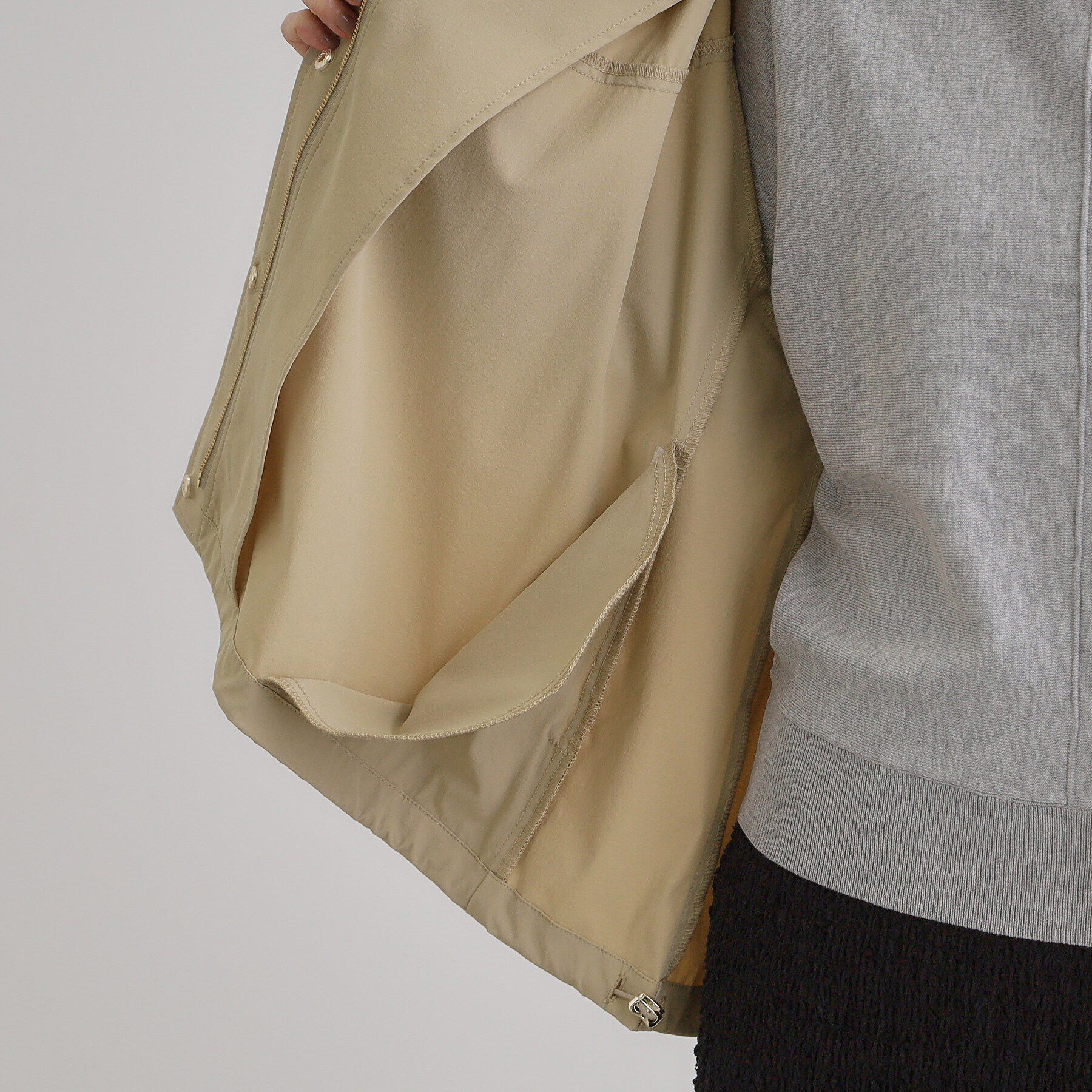 grove「【撥水・洗える】テントラインブルゾン」|ブルゾン・スタジャン|