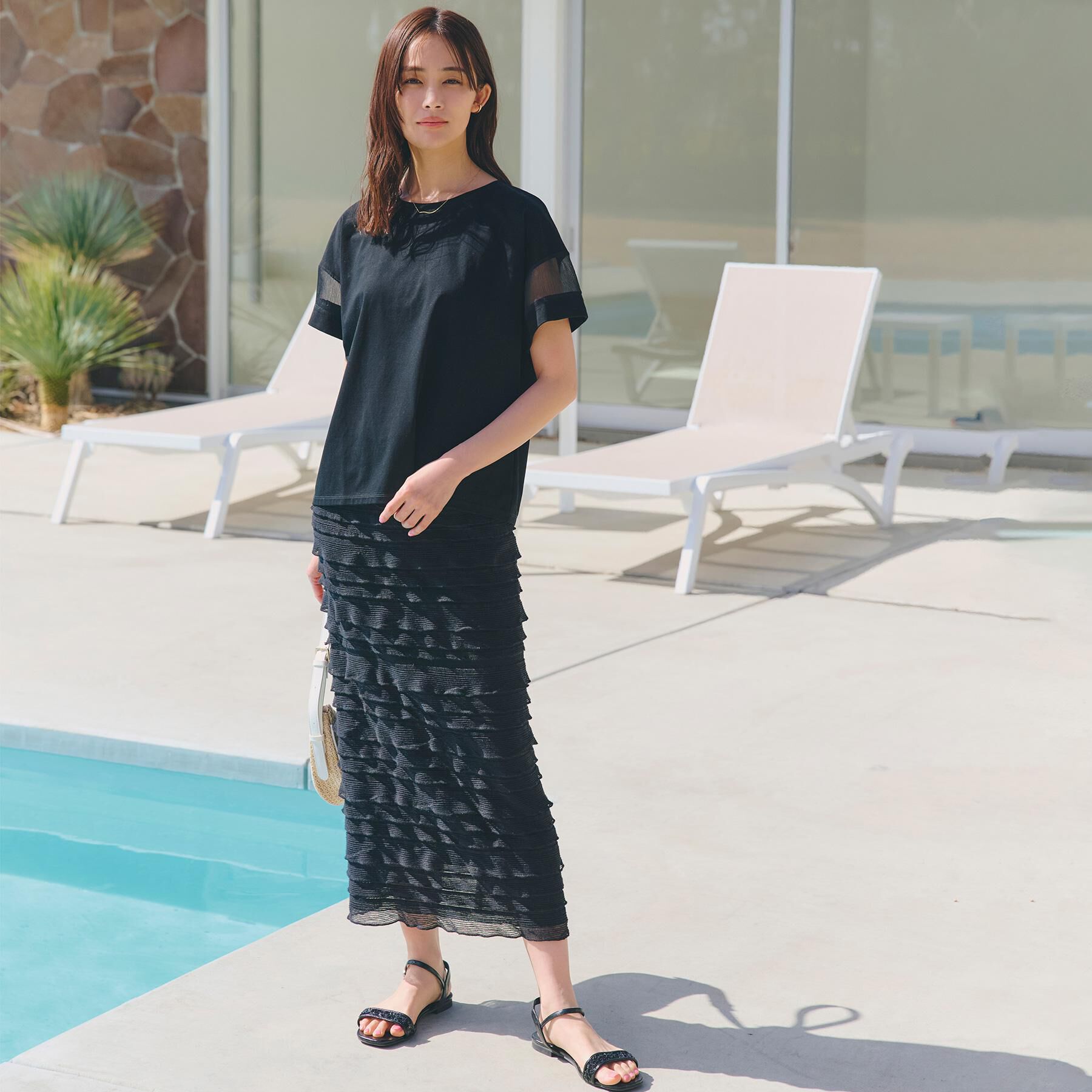 grove「【UVカット・接触冷感】シアードッキングTシャツ」|Tシャツ・カットソー|