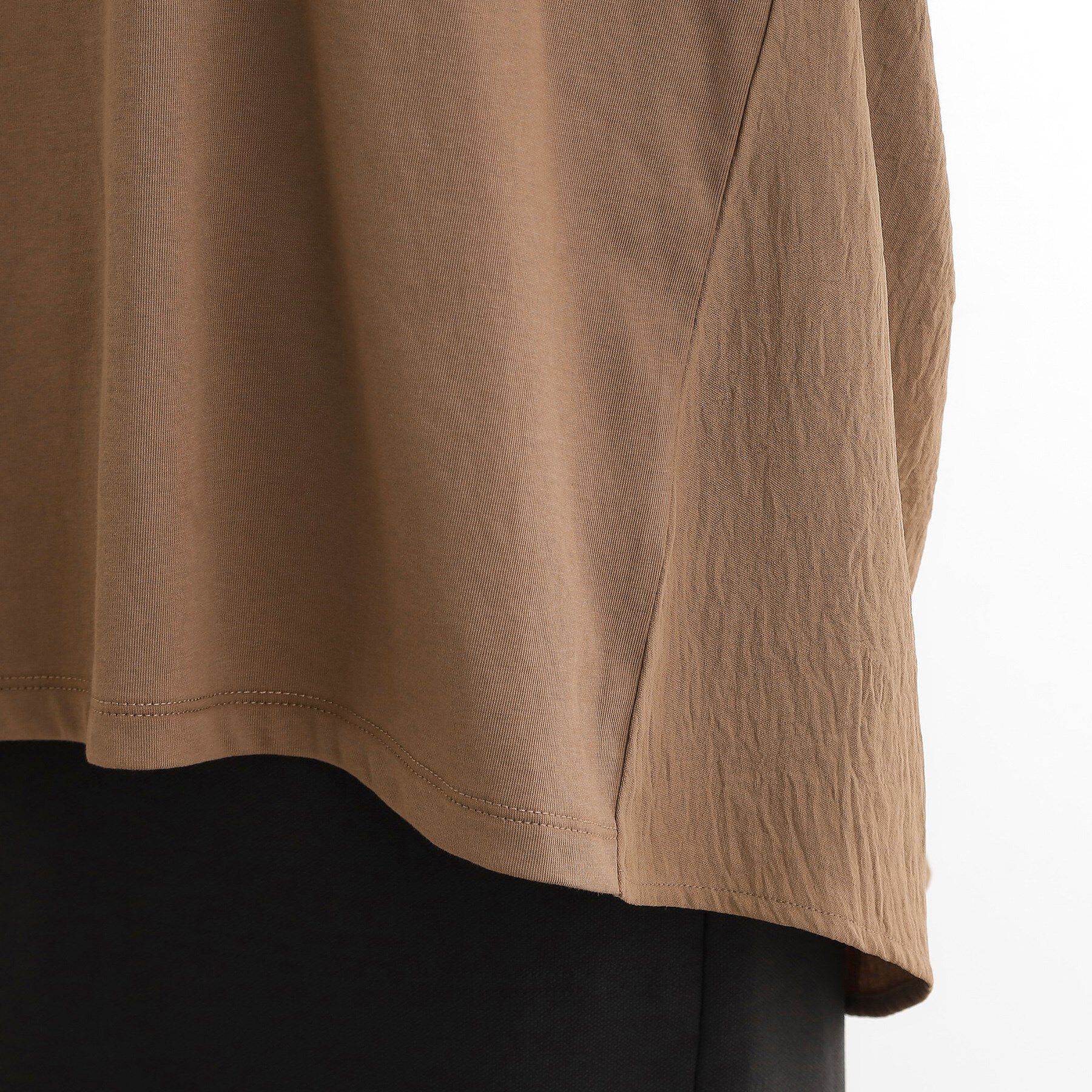 grove「後ろ姿で魅せる　バックドロストシャーリングTシャツ」|Tシャツ・カットソー|