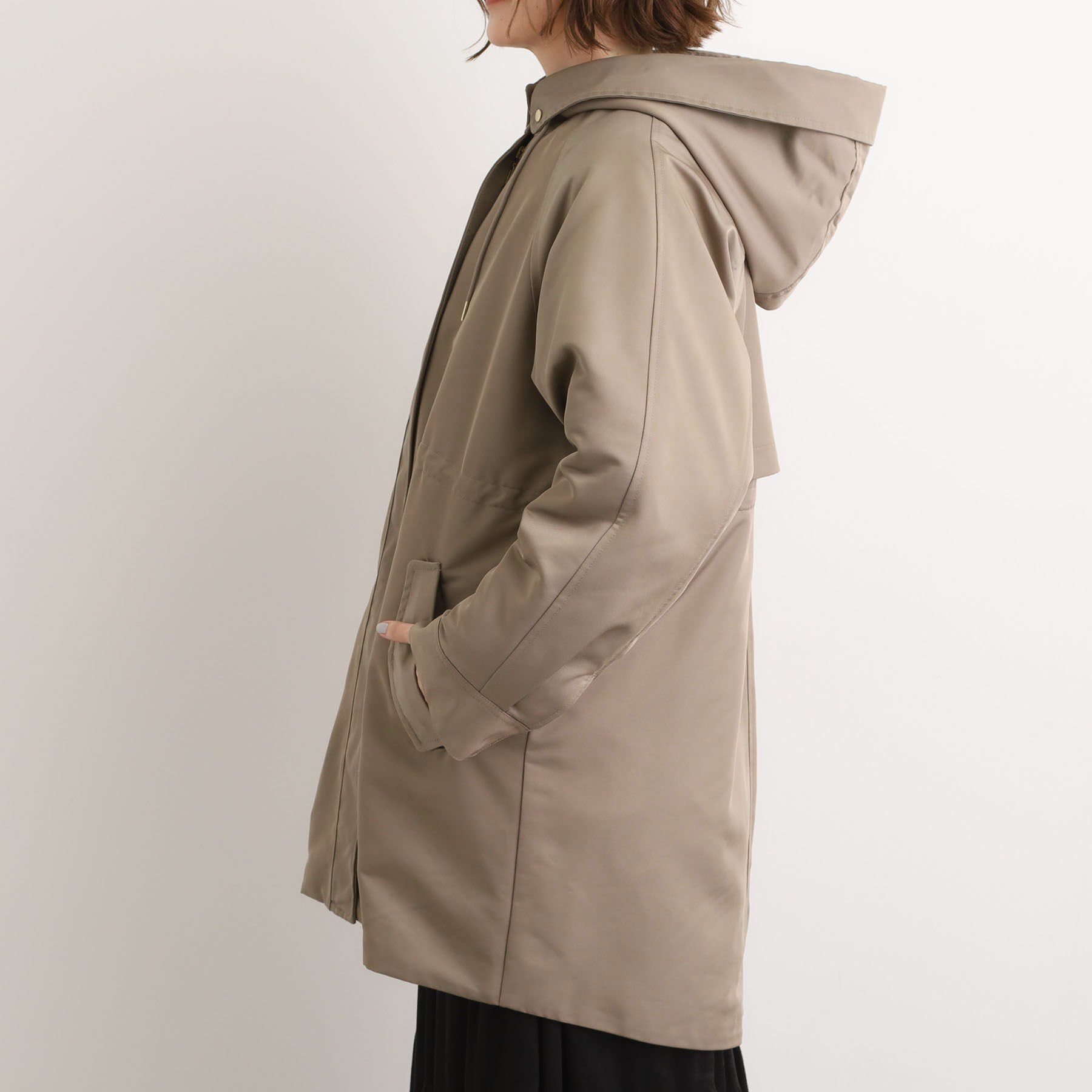 grove「最終お値下げ！！【名品アウター/3WAY・はっ水】ボアライナー付きモッズコート」|ミリタリー・モッズコート|