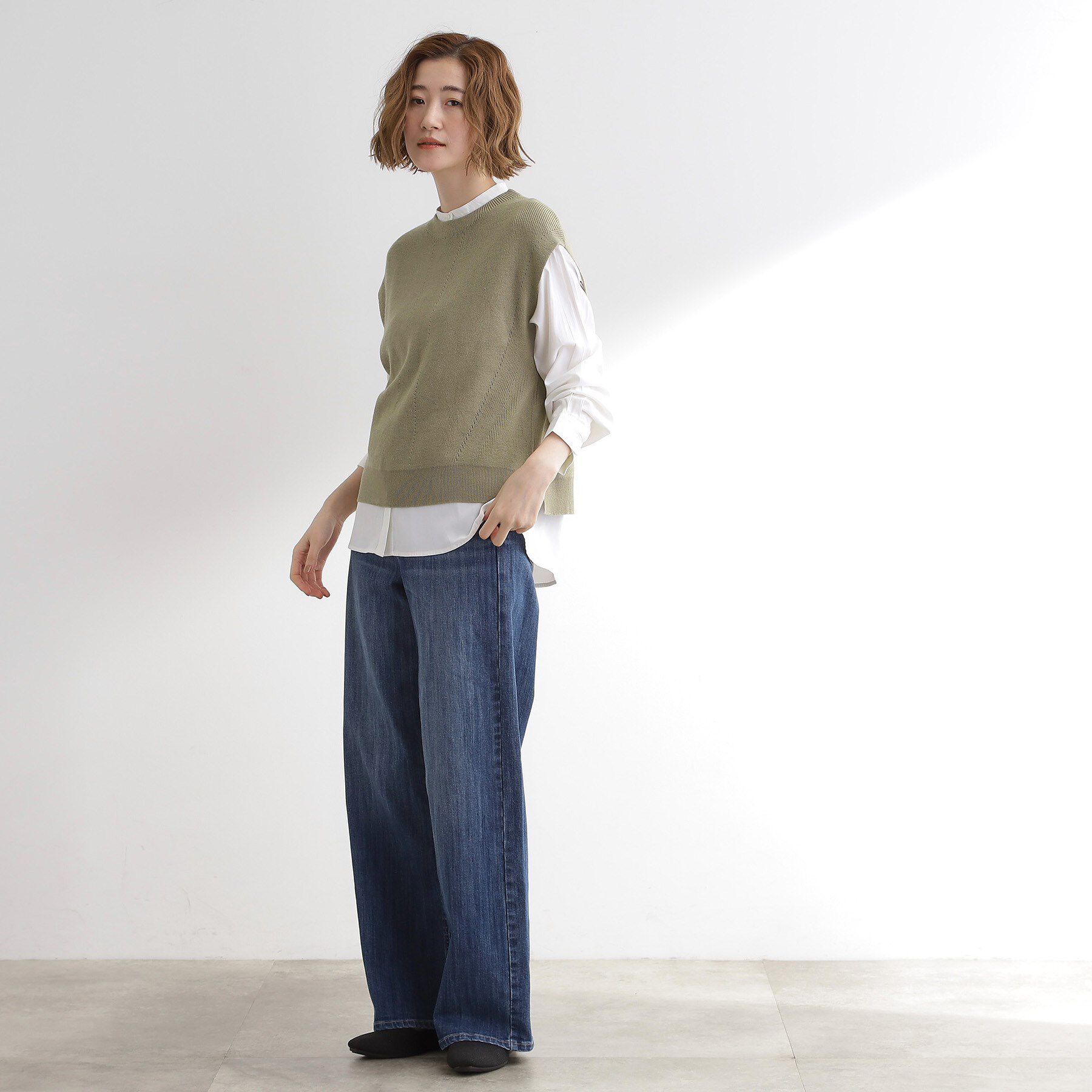 grove「ニットベスト&times;シャツセット」|その他|