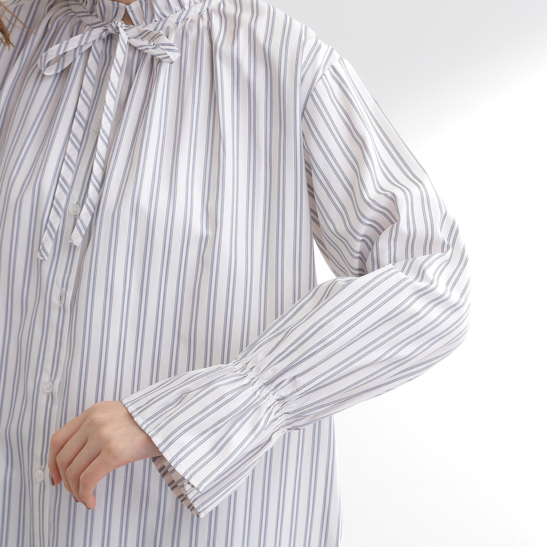 grove「フリルカラーリボンブラウス」|シャツ・ブラウス|