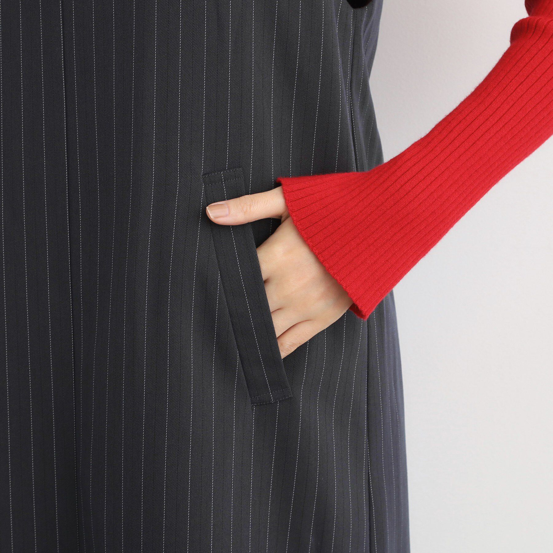 grove「【2WAY/美シルエット】着こなし自在のジャンドレワンピース」|ワンピース|