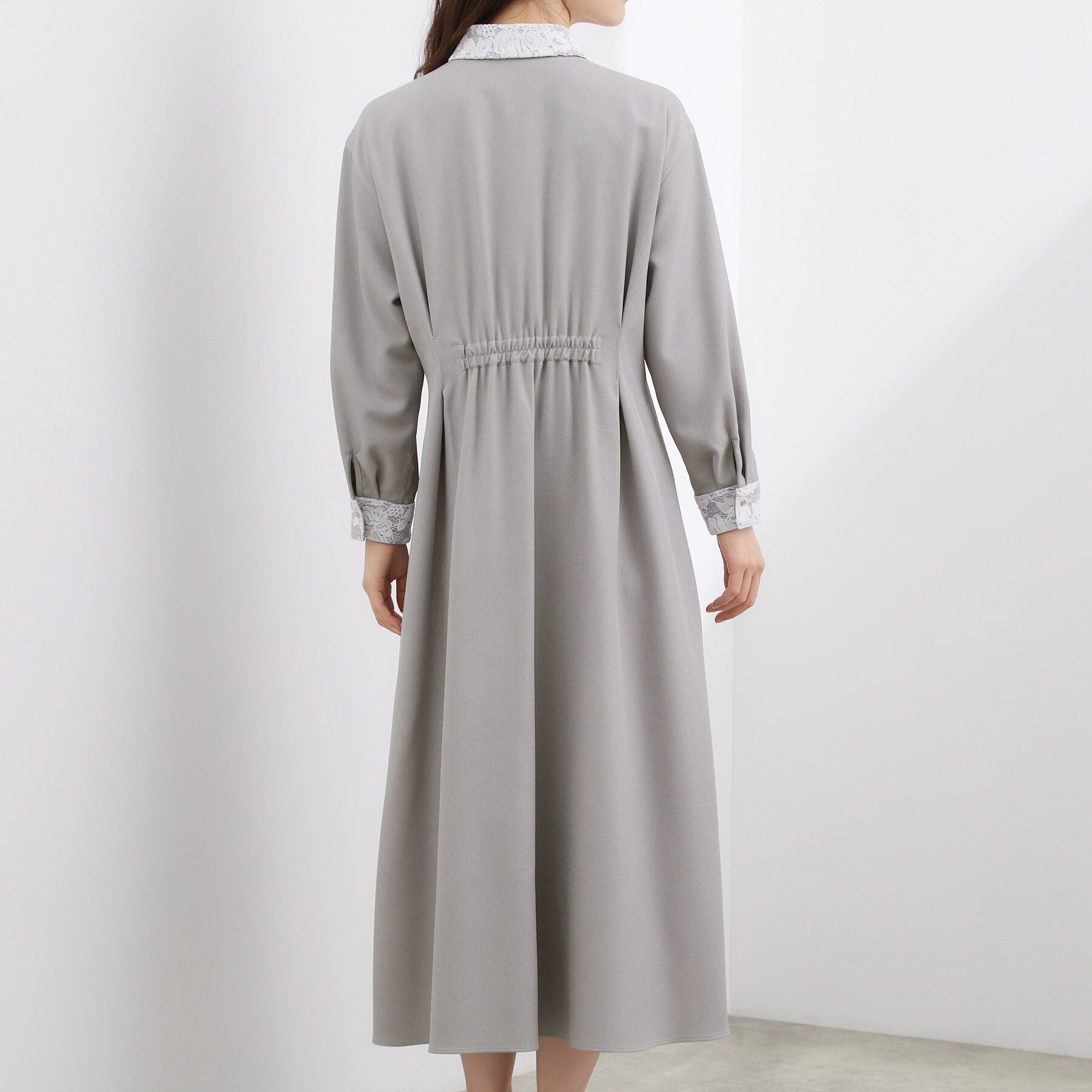 grove「晴れの日にも映える、品よく華やかなシャツワンピース」|ワンピース|