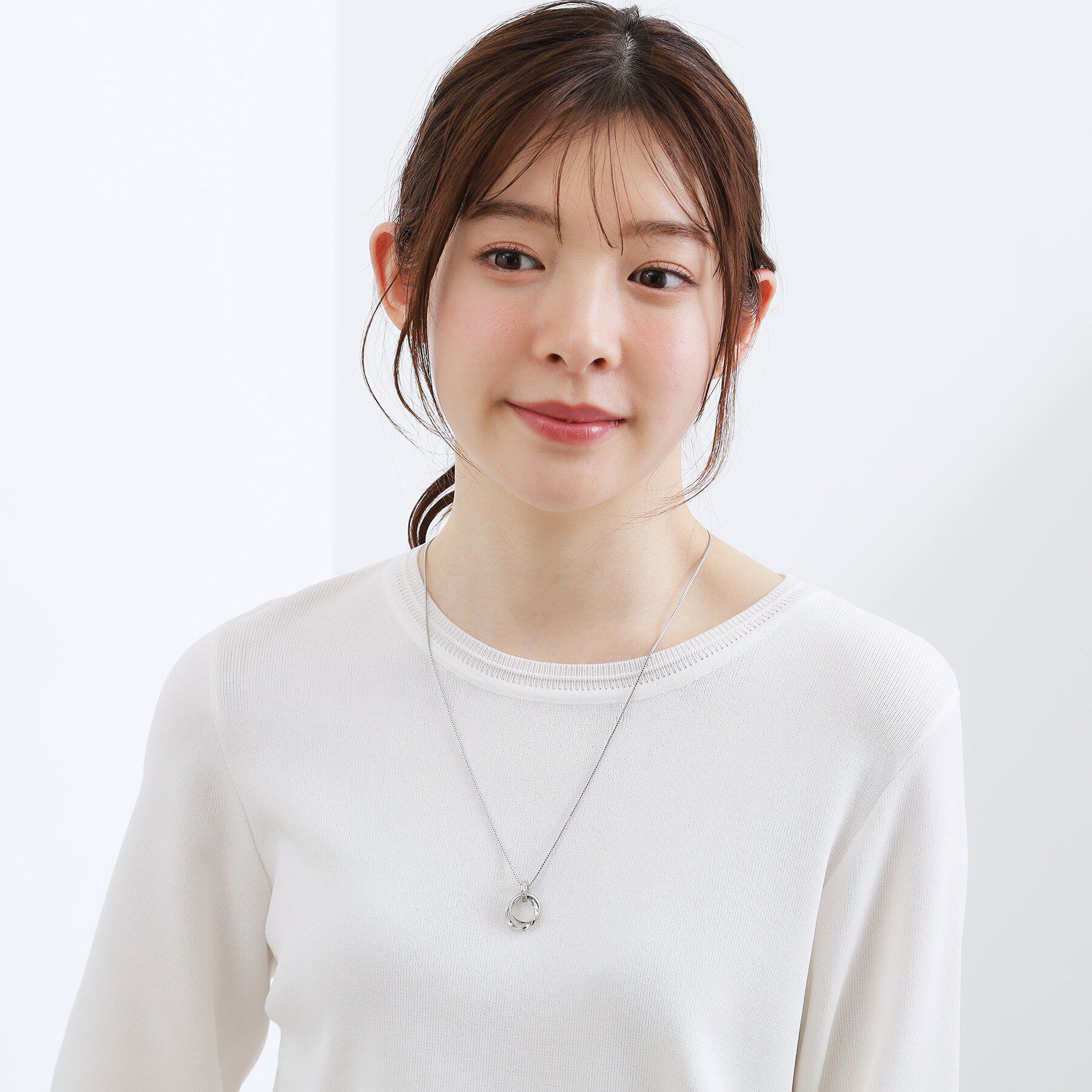 grove「キラキラミニリングワントップネックレス」|ネックレス|