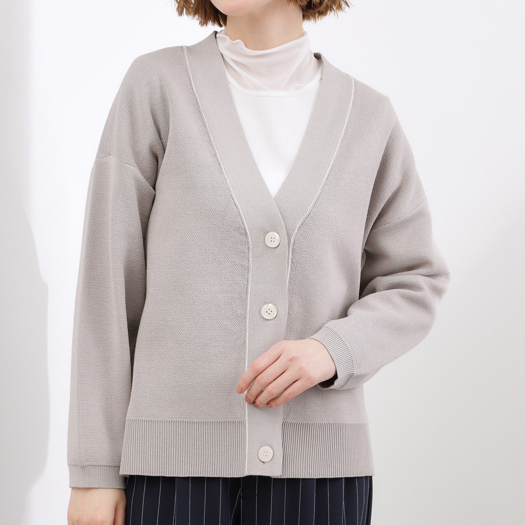 grove「オーバーサイズVネックカーディガン」|カーディガン|