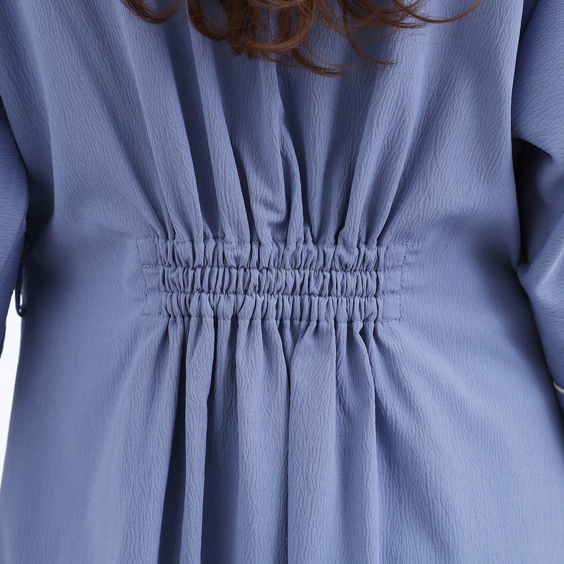 grove「【貴島明日香さん着用・美シルエット】ウエストタック配色ワンピース」|ワンピース|