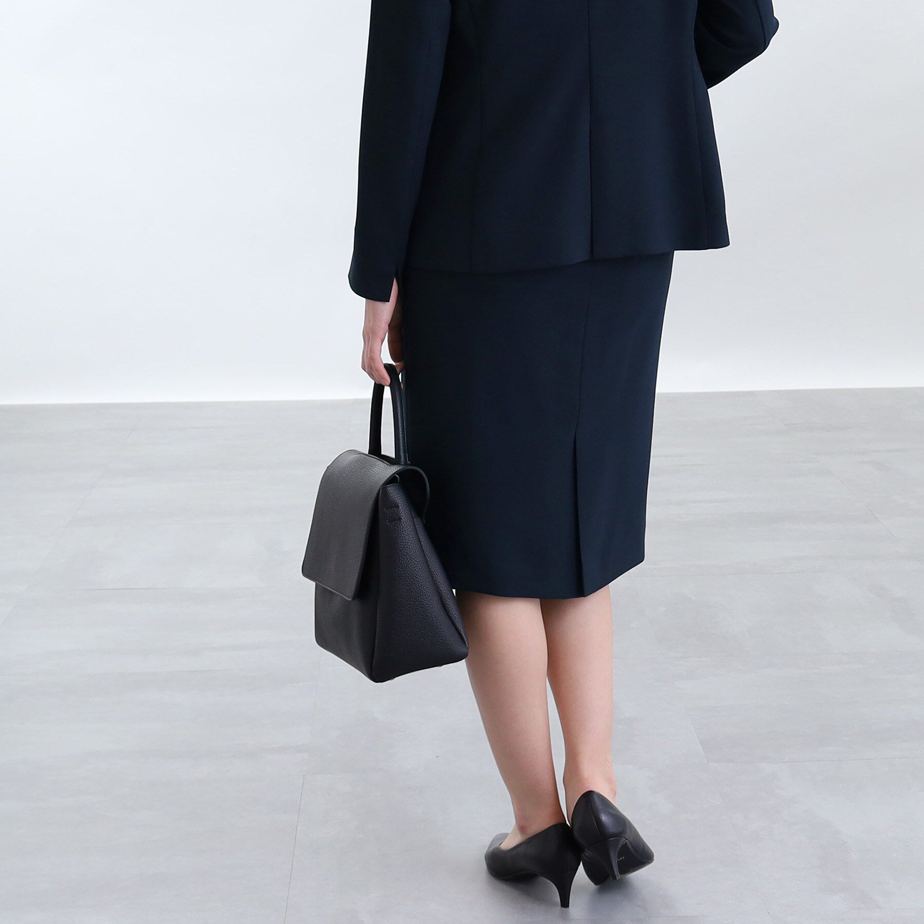 INDIVI「【定番スーツ／UVケア／イージーケア／洗える】ウール調ストレートスカート」|スーツ|