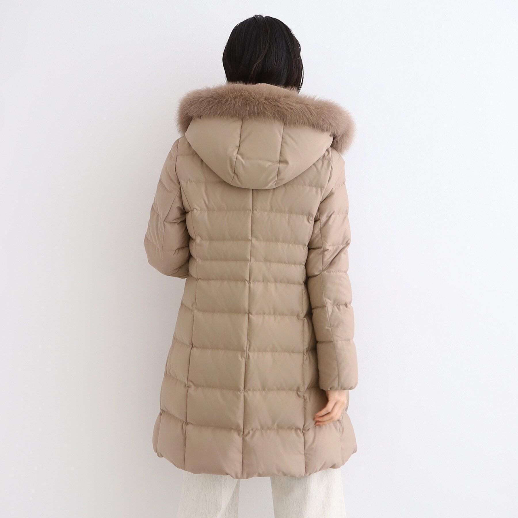 INDIVI「【名品／撥水／抗菌防臭】ロング リサイクルダウンコート」|ダウン|