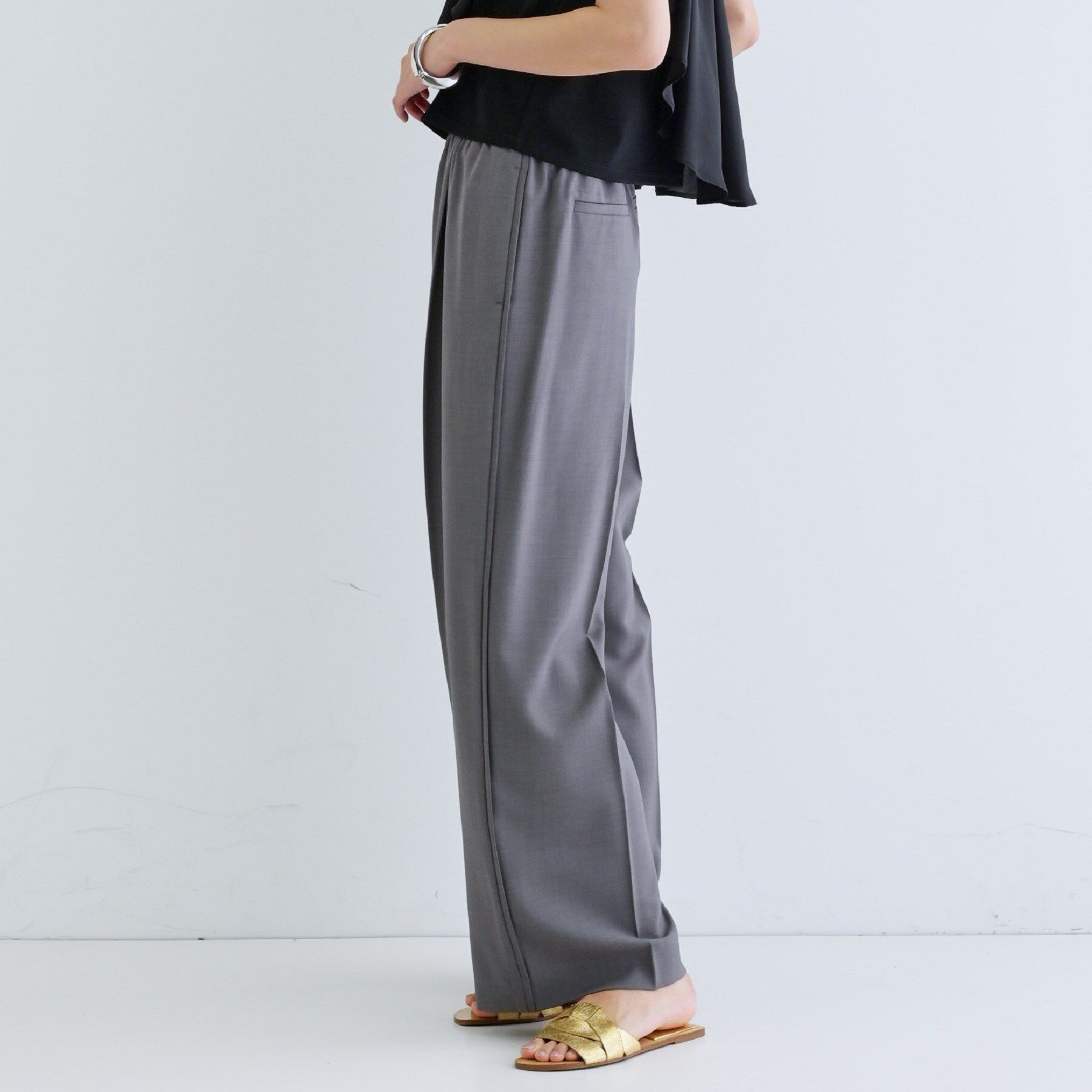 GALLEST「【セットアップ対応】イージーストレートワイドパンツ【カセット服／オケージョン／通勤】」|その他|