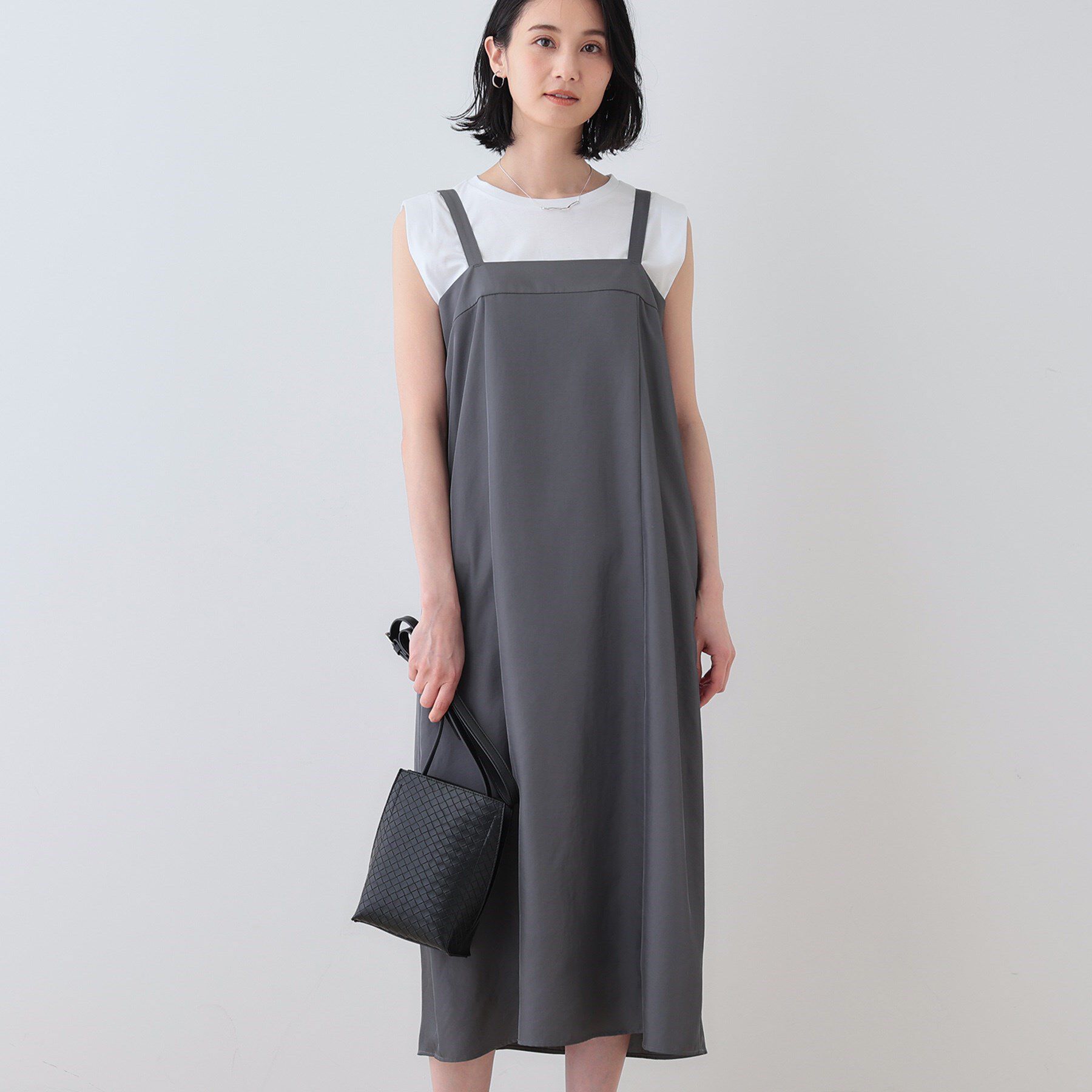 INDIVI「【洗える／UVケア】スリップワンピース」|ワンピース|