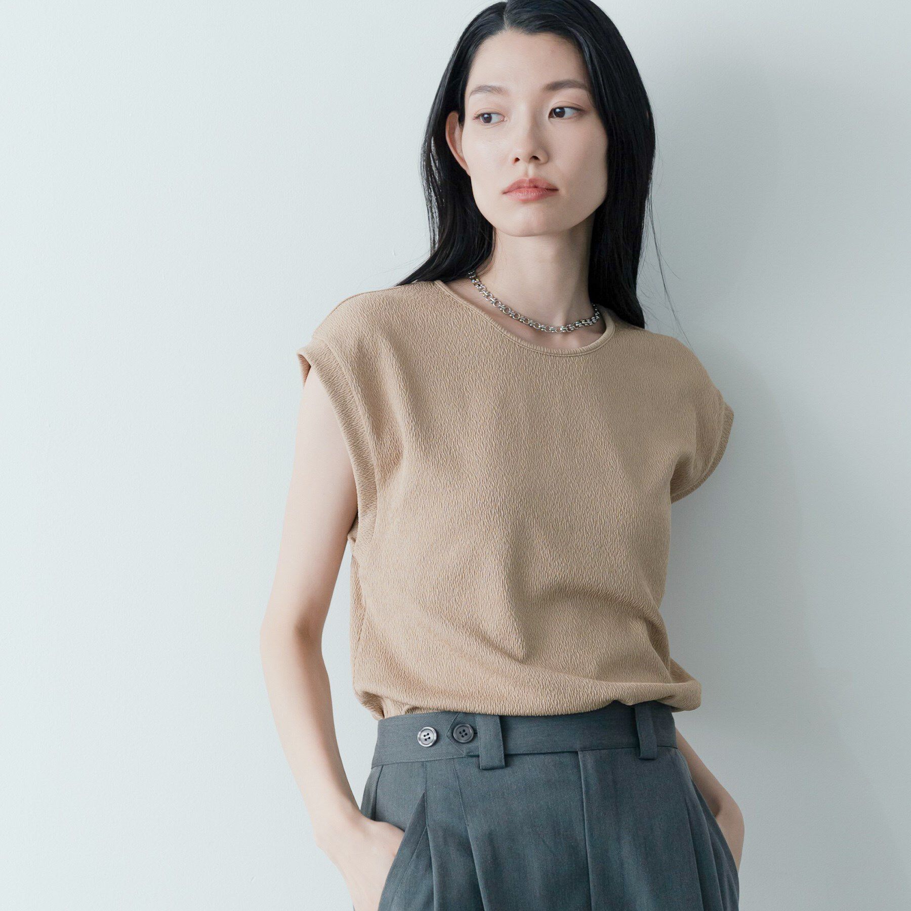 GALLEST「【再入荷】バックシャンノースリTシャツ」|Tシャツ・カットソー|