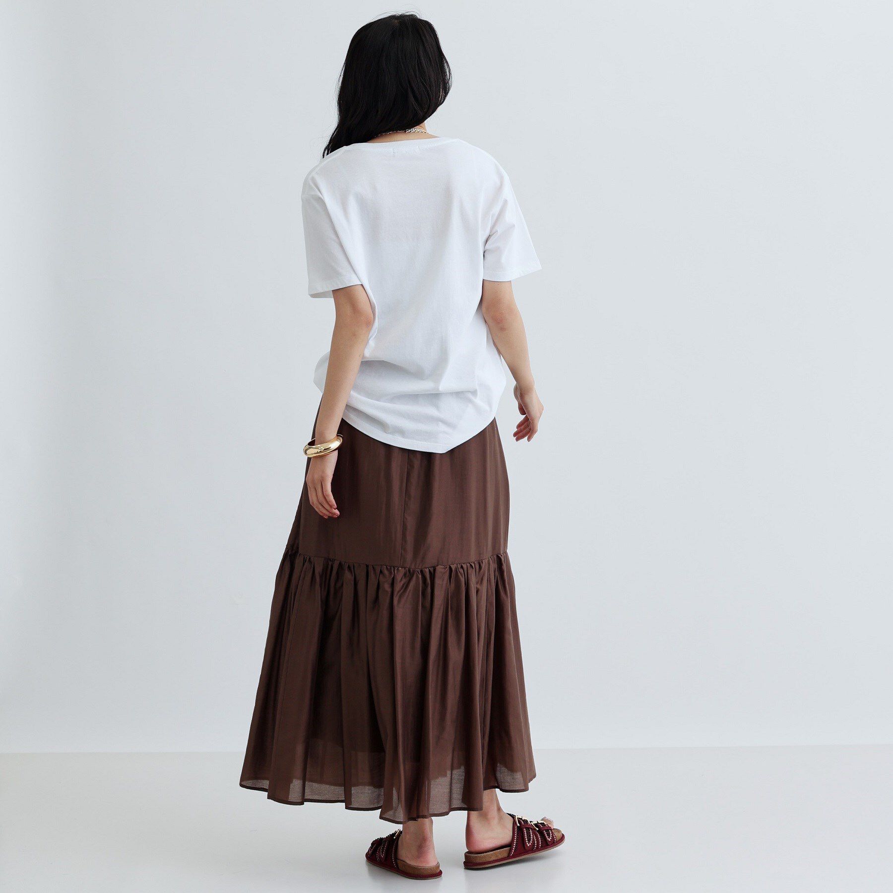 GALLEST「ティアードボイルスカート」|スカート|